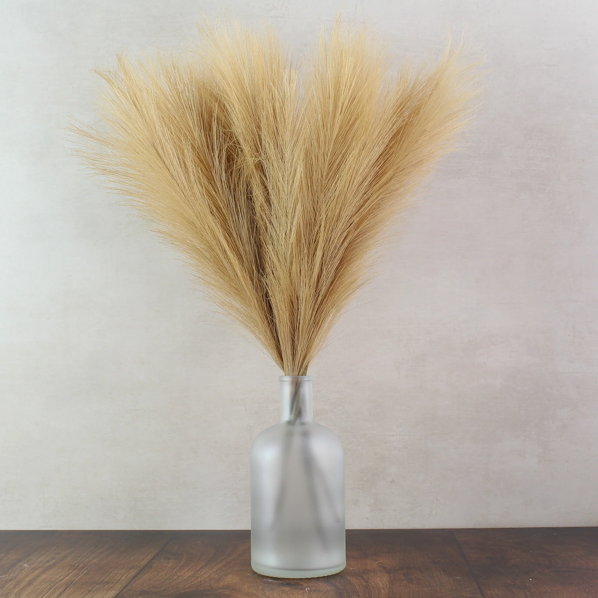 60cm Pampas & Glass Vase - Image 12