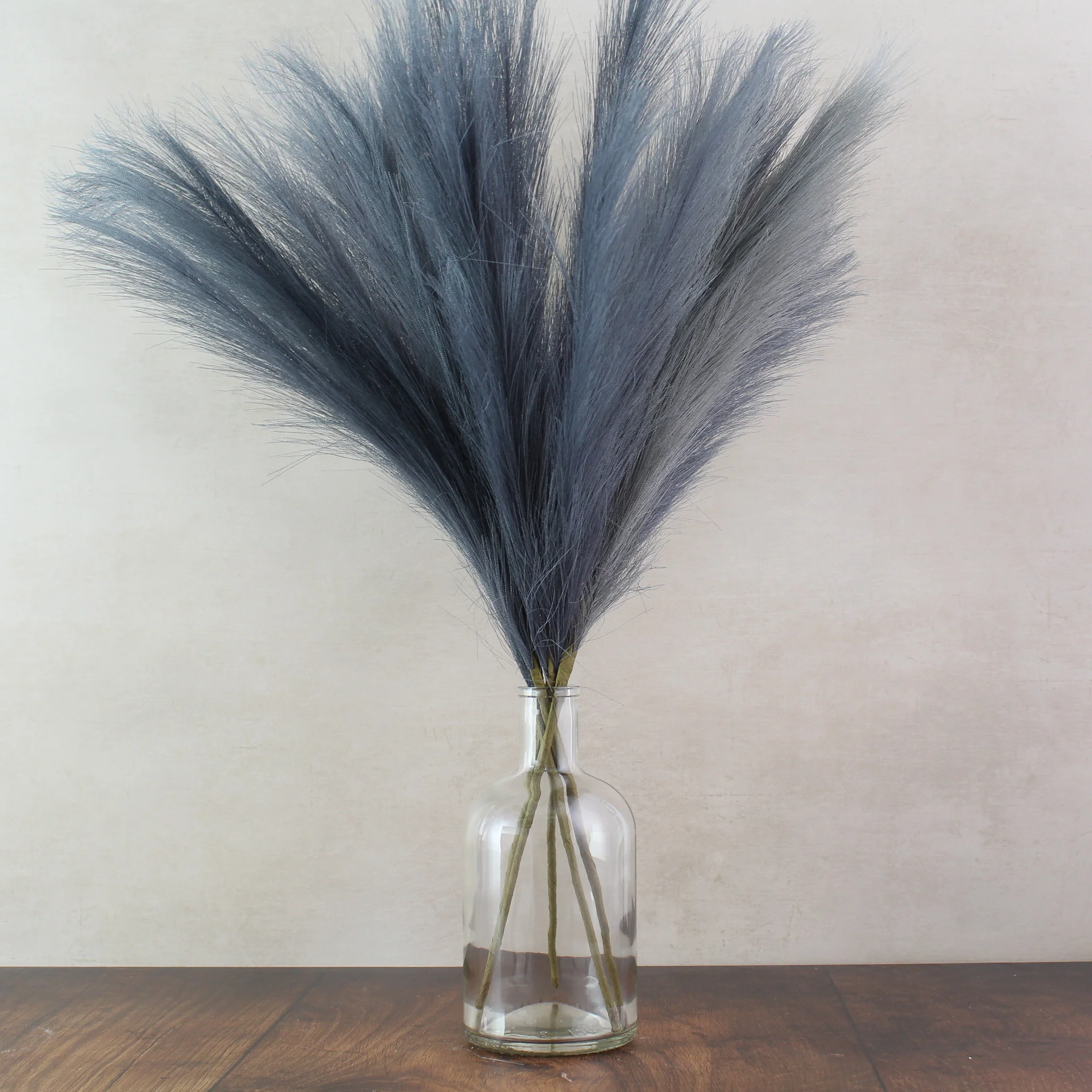 60cm Pampas & Glass Vase - Image 14
