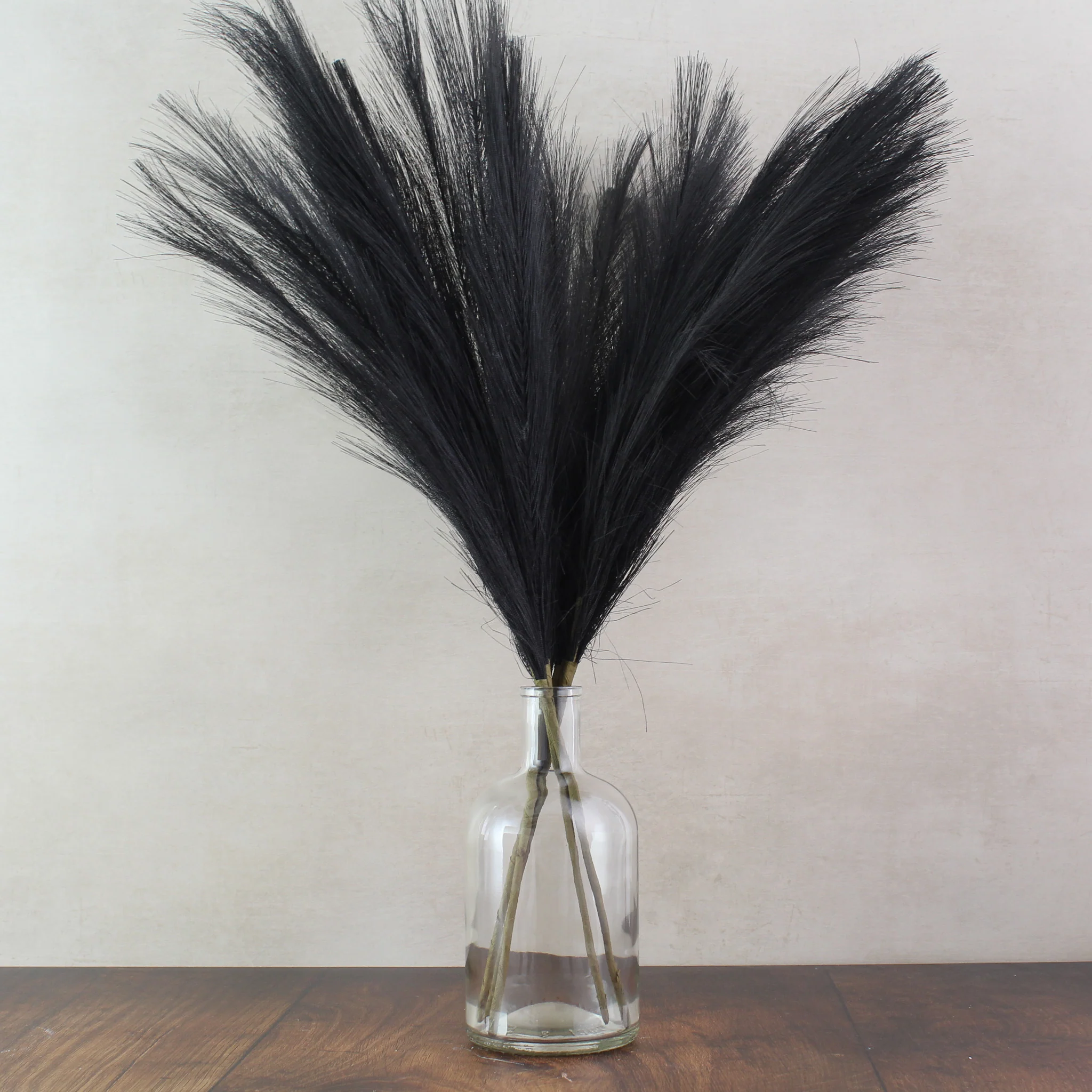 60cm Pampas & Glass Vase - Image 15
