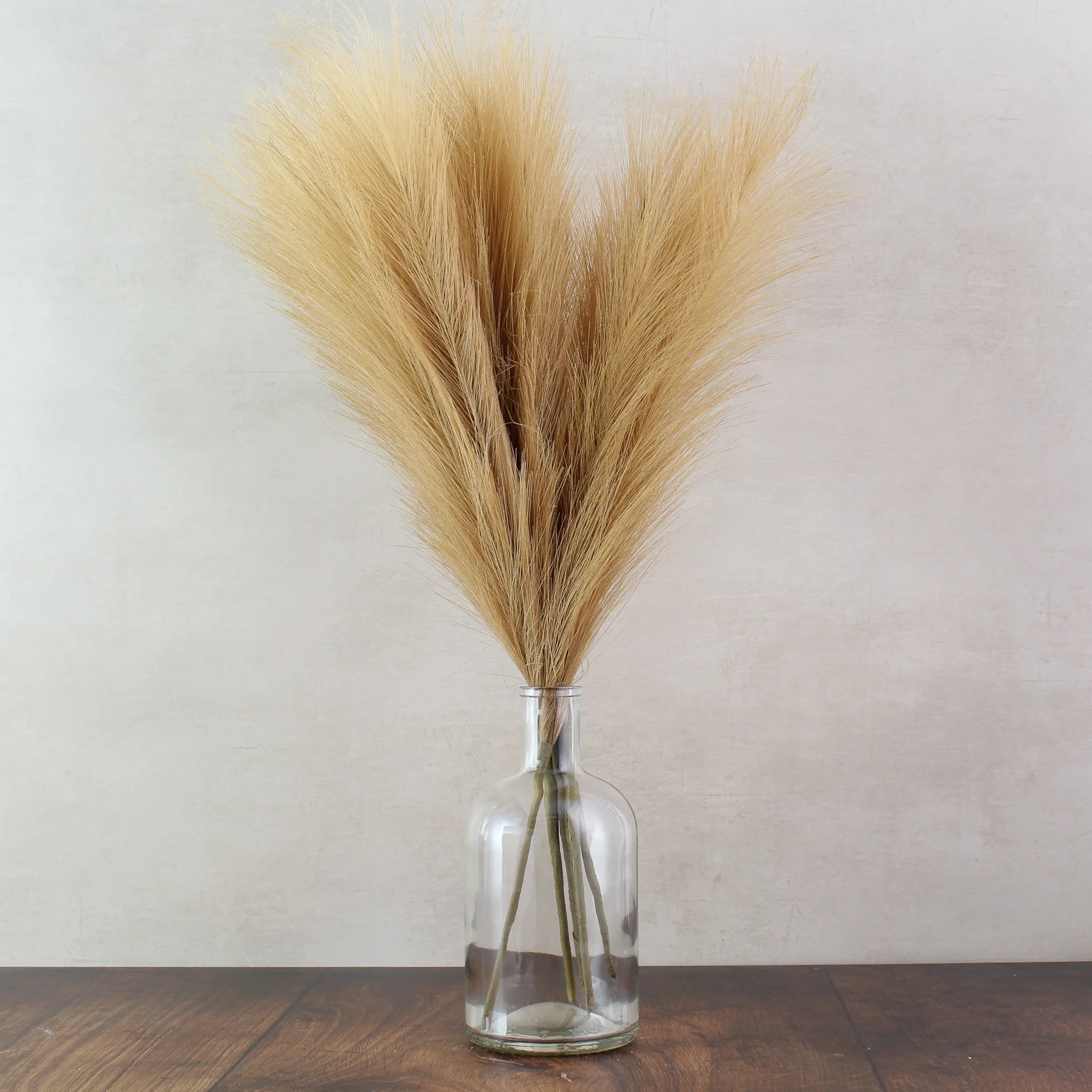 60cm Pampas & Glass Vase - Image 16
