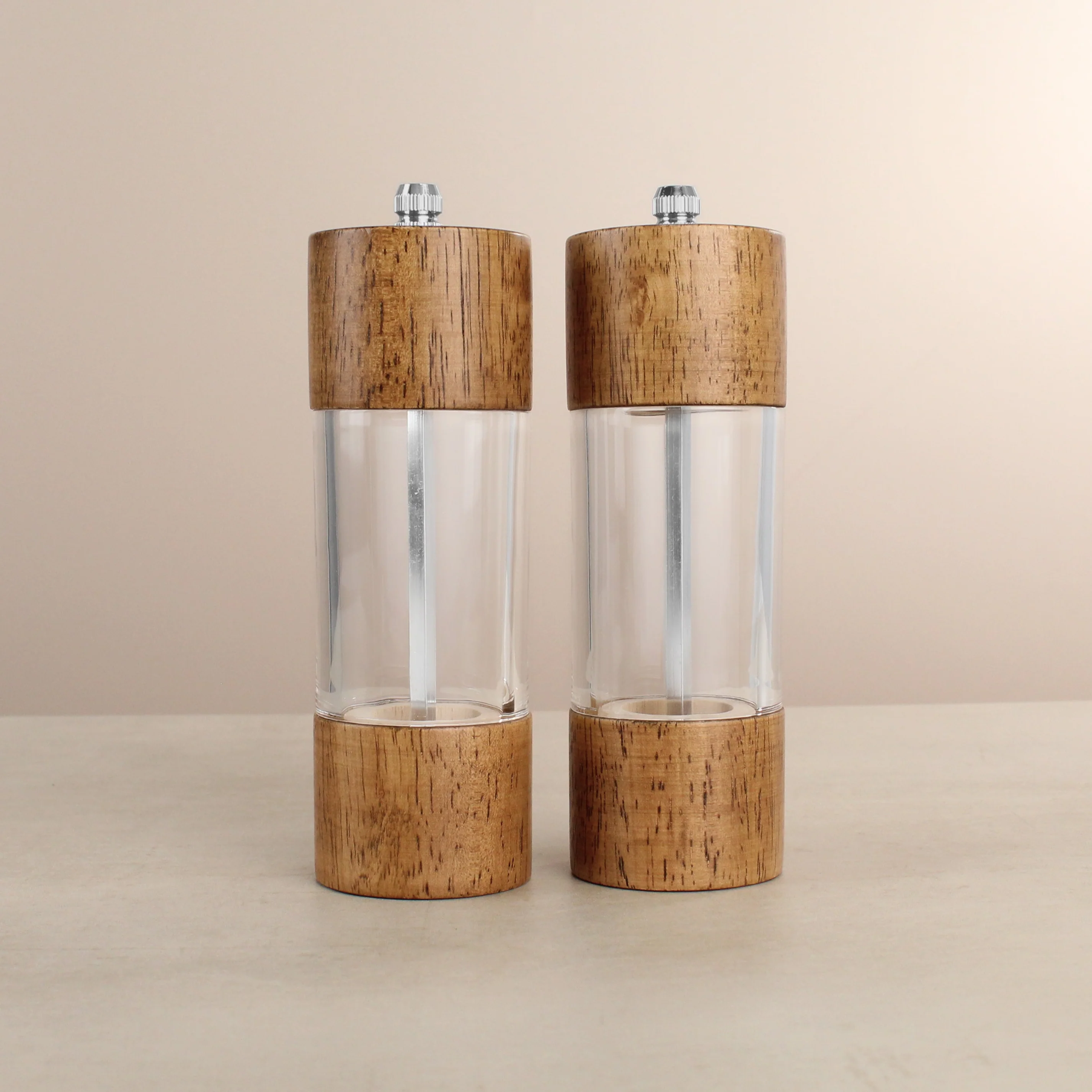 Acacia Salt & Pepper Mill Set of 2