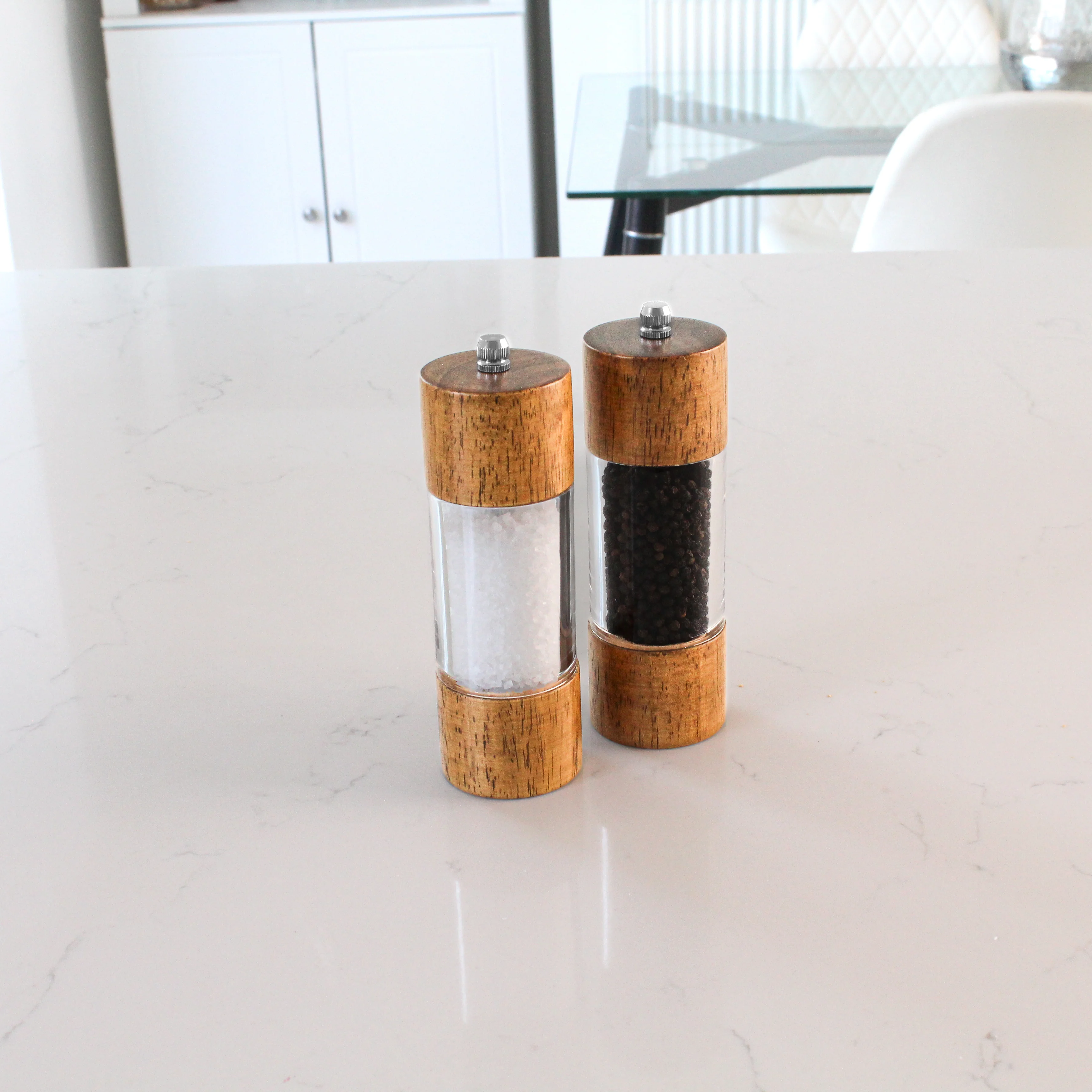 Acacia Salt & Pepper Mill Set of 2 - Image 5
