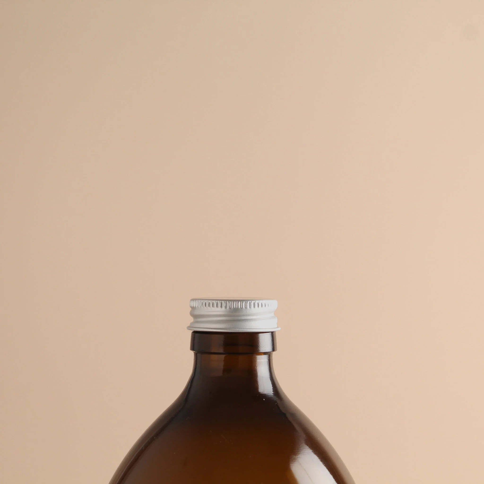 Labelled Amber Glass Bottle With Screw Cap - Image 5