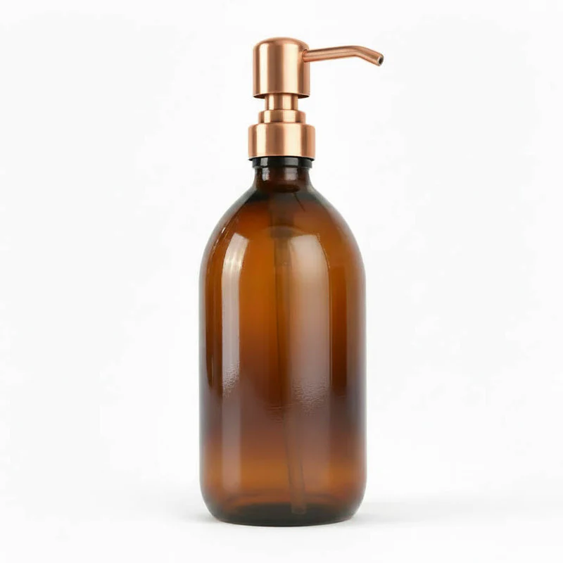 Amber Glass Dispenser Bottle - Wholesale - Image 10