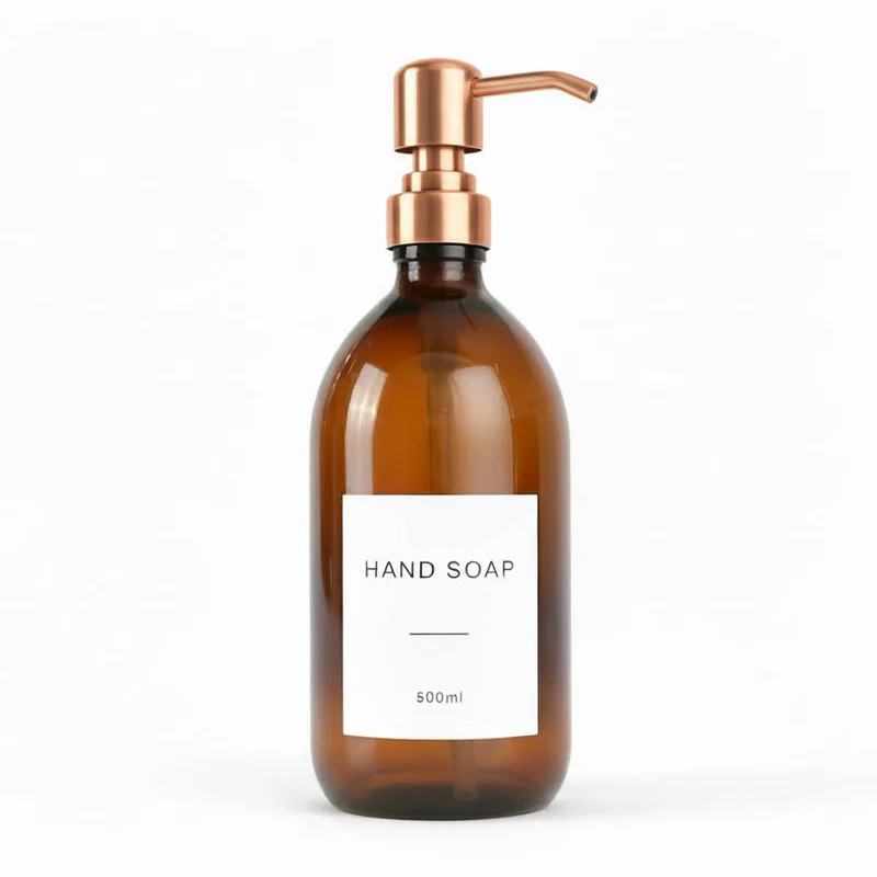 Amber Glass Dispenser Bottle - Wholesale - Image 11
