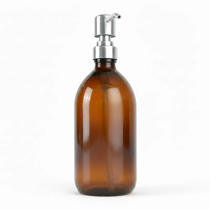 Amber Glass Dispenser Bottle - Wholesale - Image 13