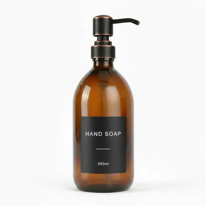 Amber Glass Dispenser Bottle - Wholesale - Image 6