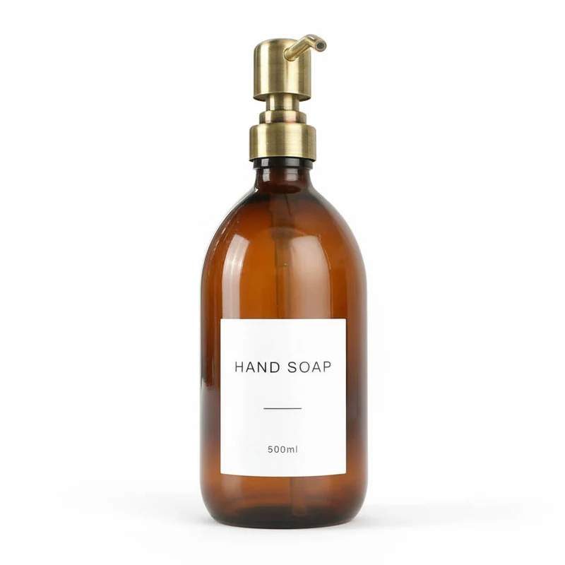 Amber Glass Dispenser Bottle - Wholesale - Image 8