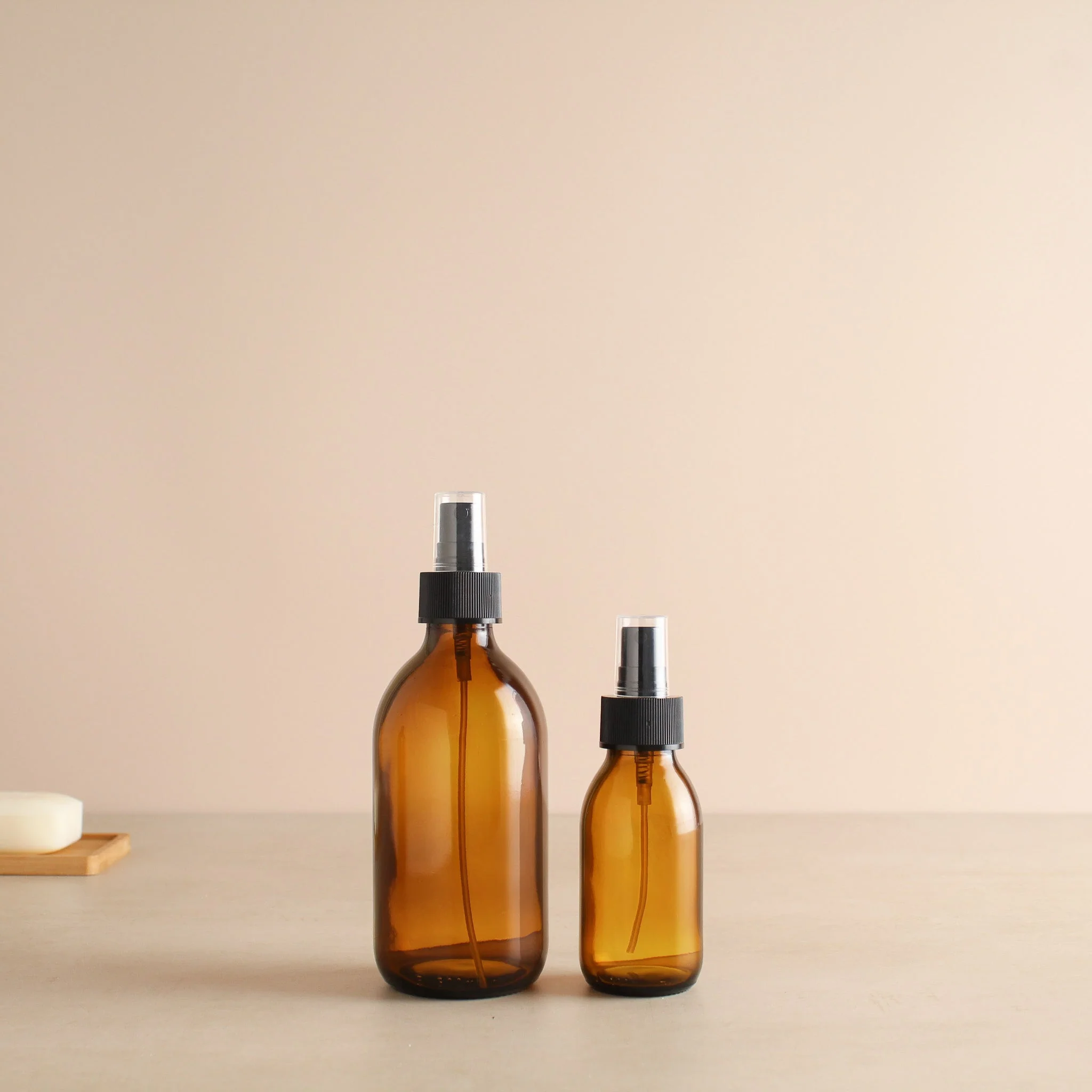 Amber Glass Mist Spray Bottle