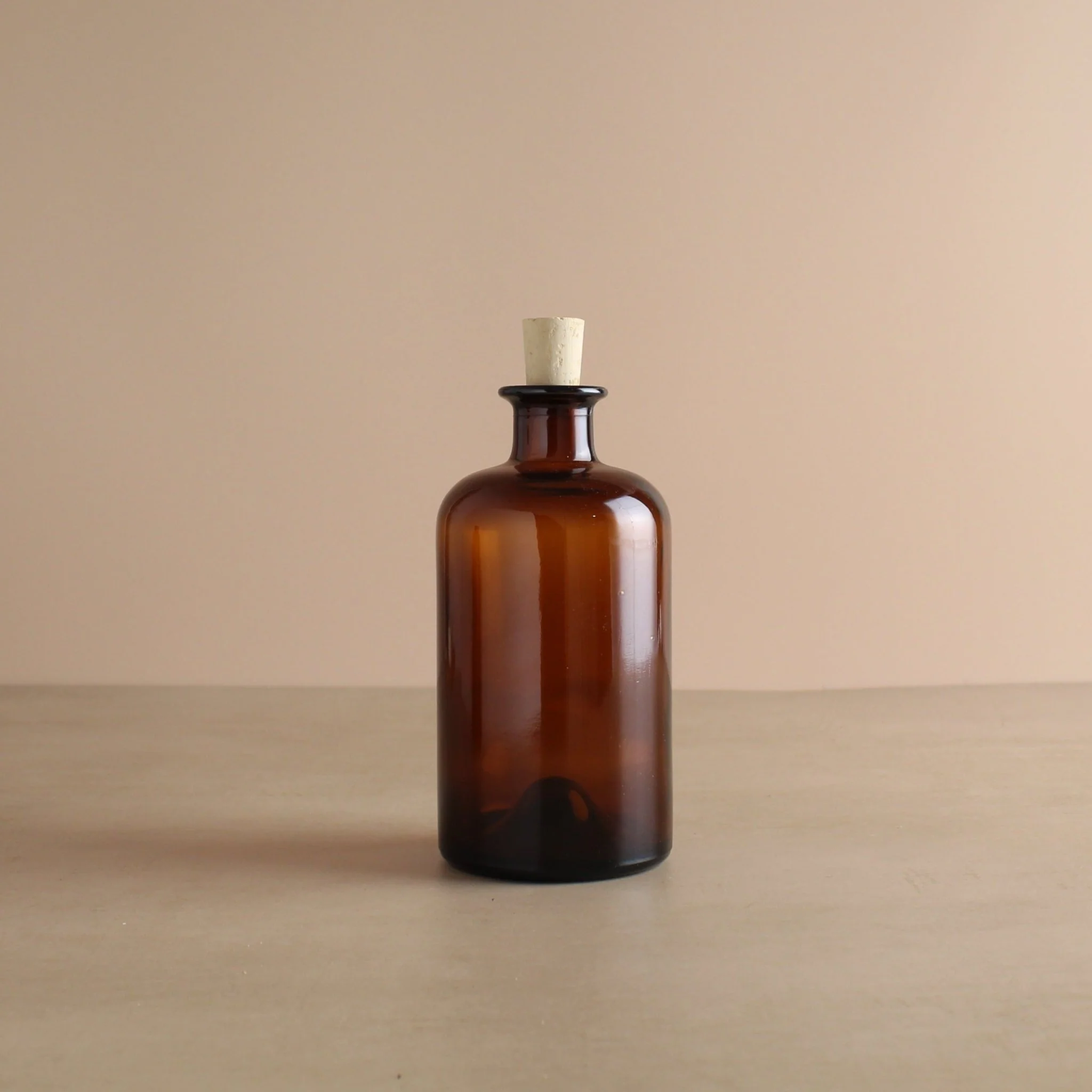 Amber Glass Pharmacy Bottle
