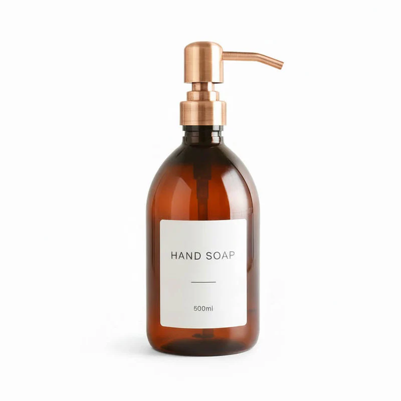 Amber Plastic Dispenser Bottle - Wholesale - Image 11