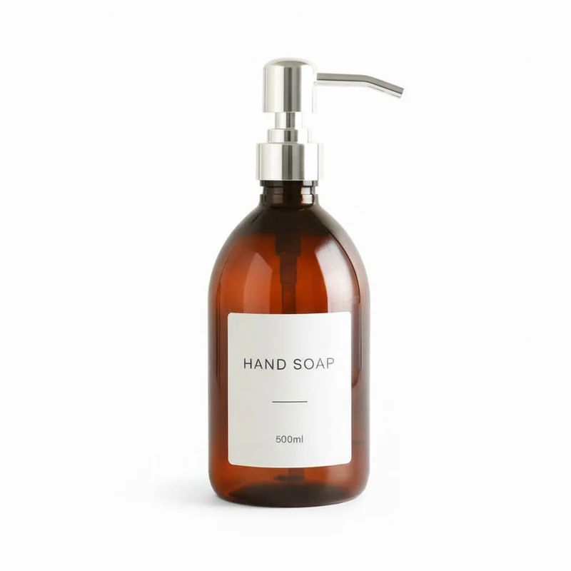 Amber Plastic Dispenser Bottle - Wholesale - Image 14