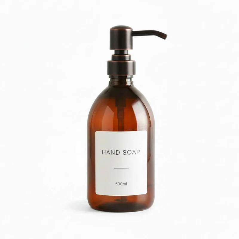 Amber Plastic Dispenser Bottle - Wholesale - Image 5