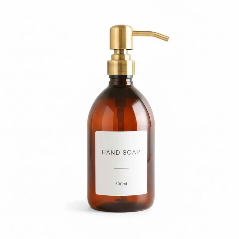 Amber Plastic Dispenser Bottle - Wholesale - Image 8
