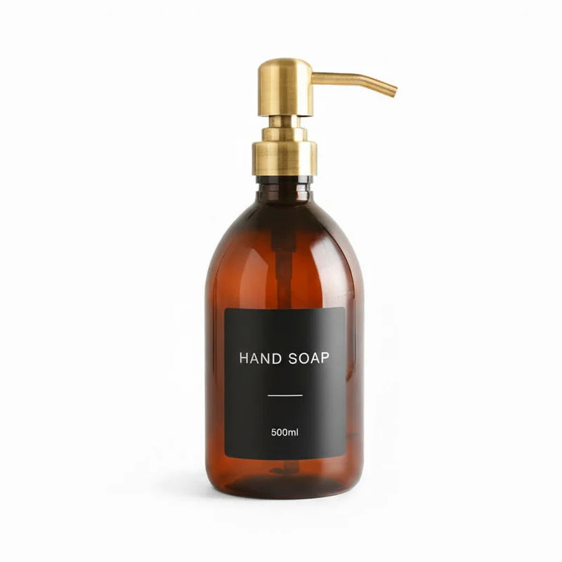 Amber Plastic Dispenser Bottle - Wholesale - Image 9