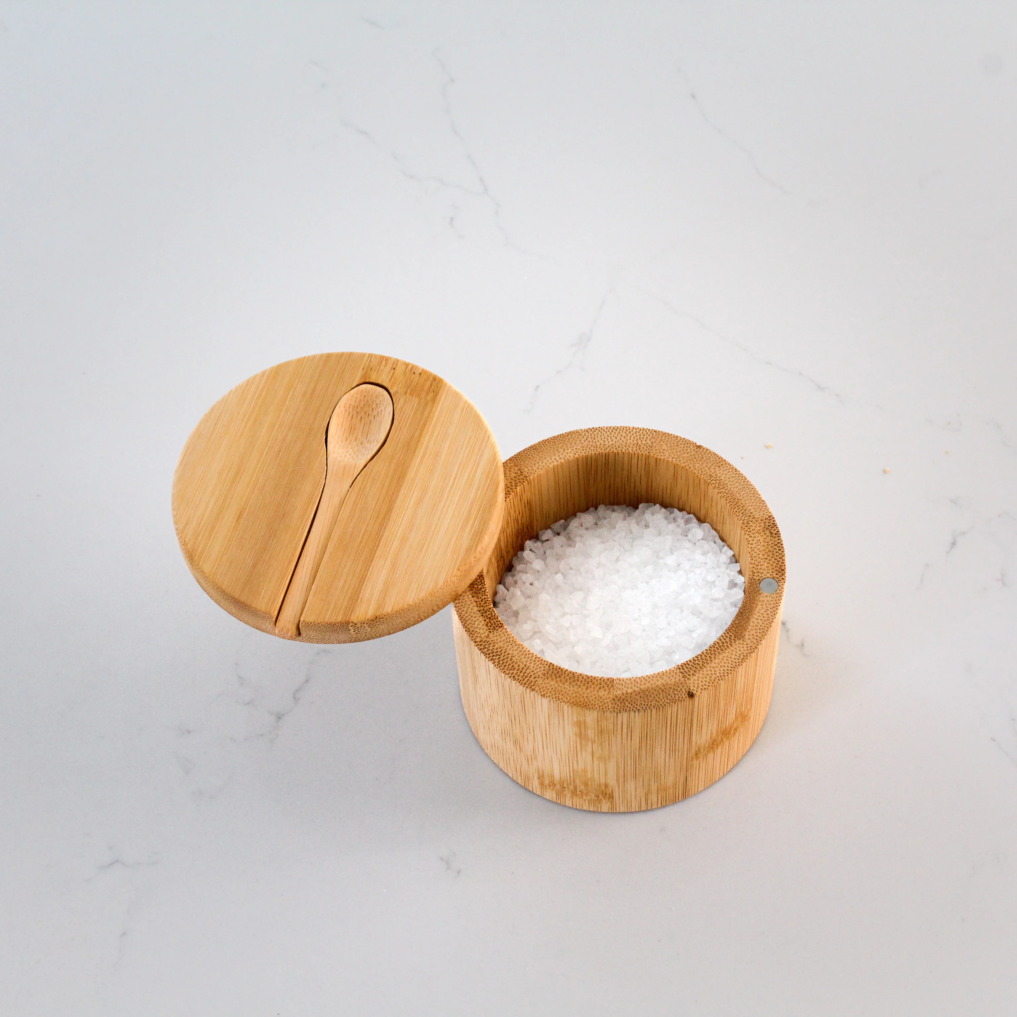 Bamboo Spice Pot with Spoon - Image 5