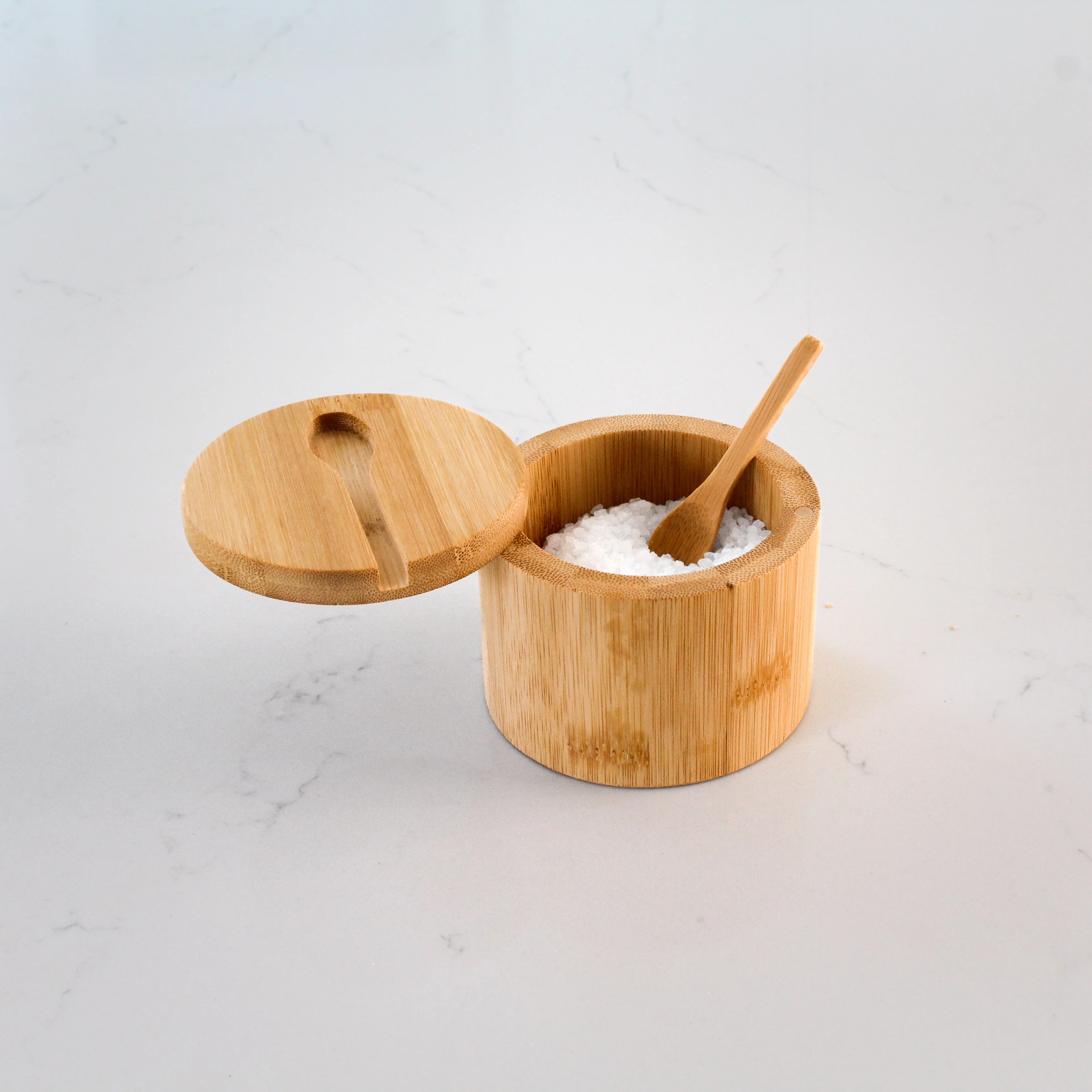 Bamboo Spice Pot with Spoon - Image 7