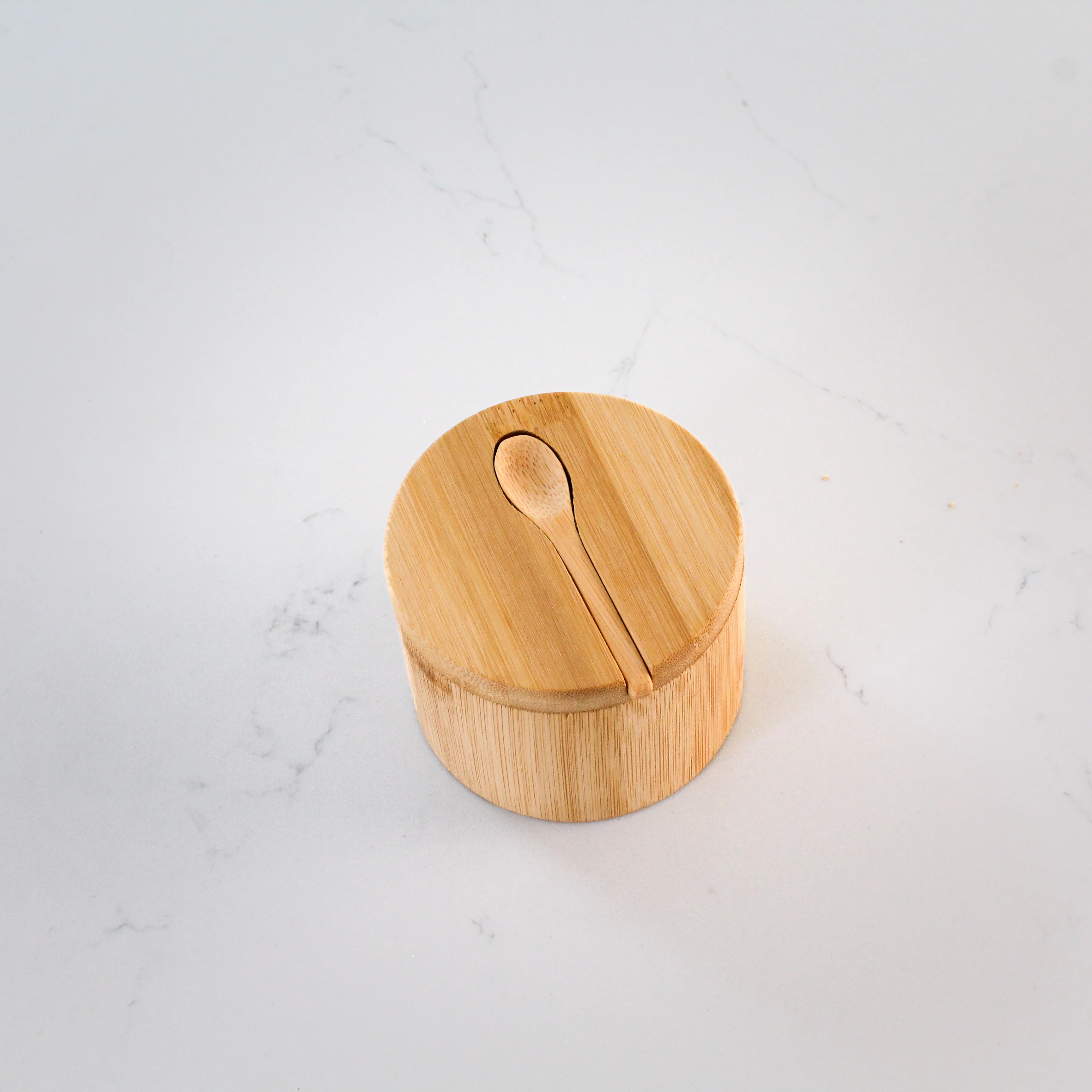 Bamboo Spice Pot with Spoon - Image 8