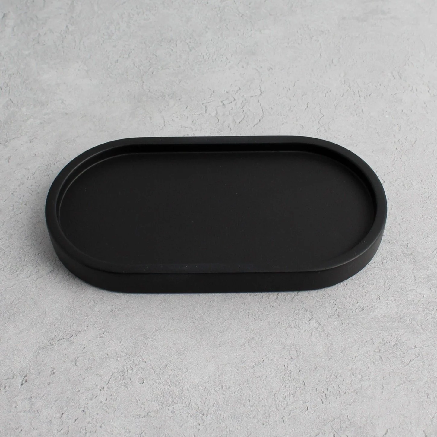 Black Concrete Stone Double Tray - Image 2