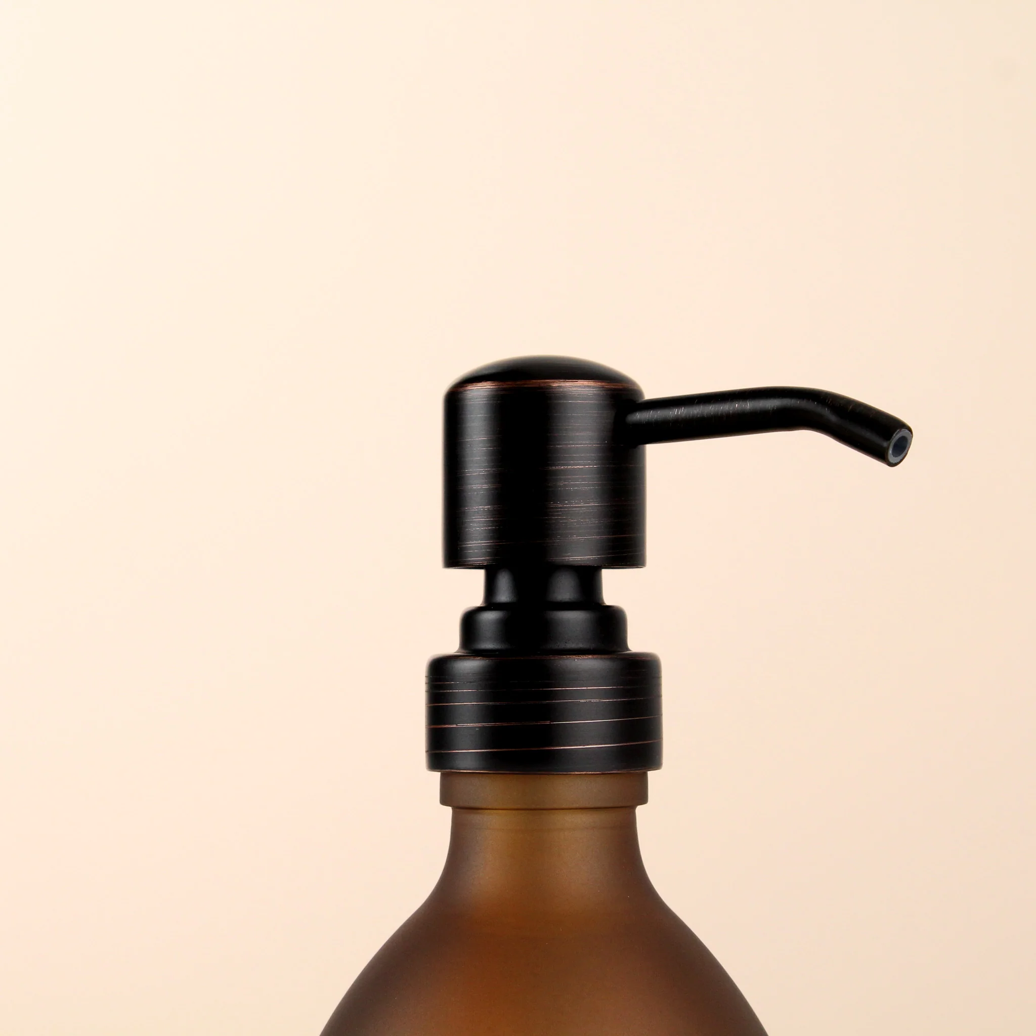 Body Wash, Shampoo & Conditioner Frosted Amber Glass Set - Image 7