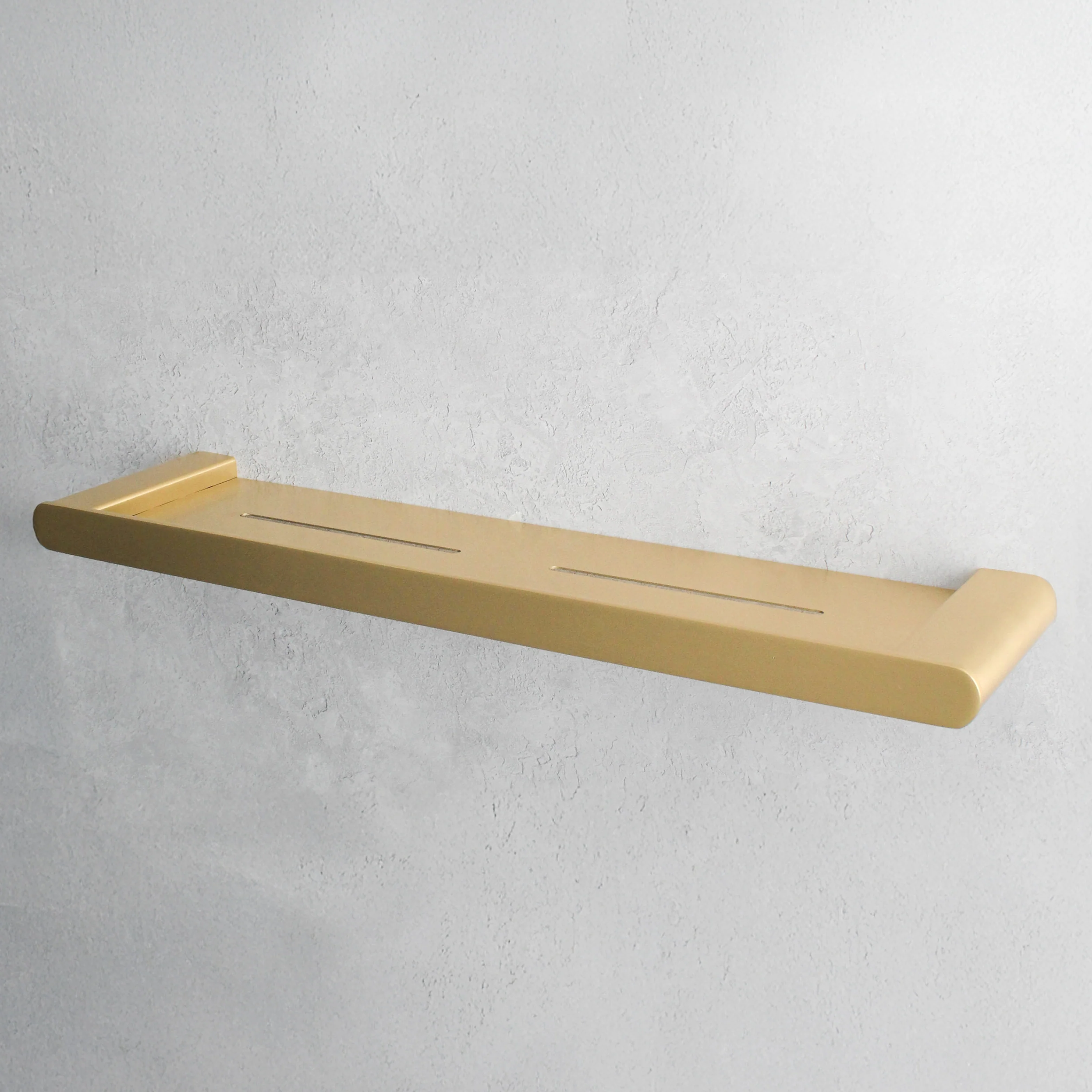 Brushed Gold Shower Shelf