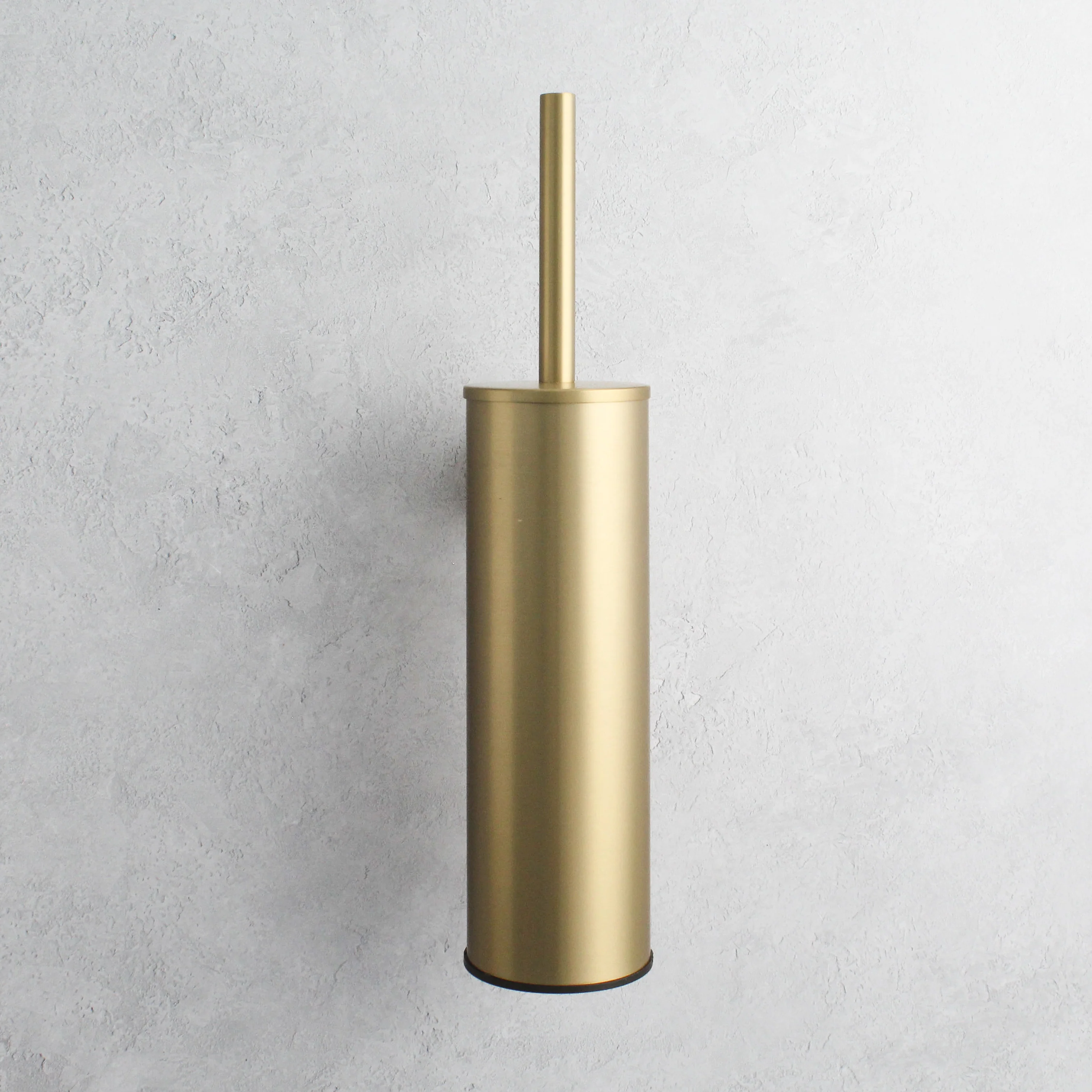 Brushed Gold Toilet Brush & Holder - Image 3