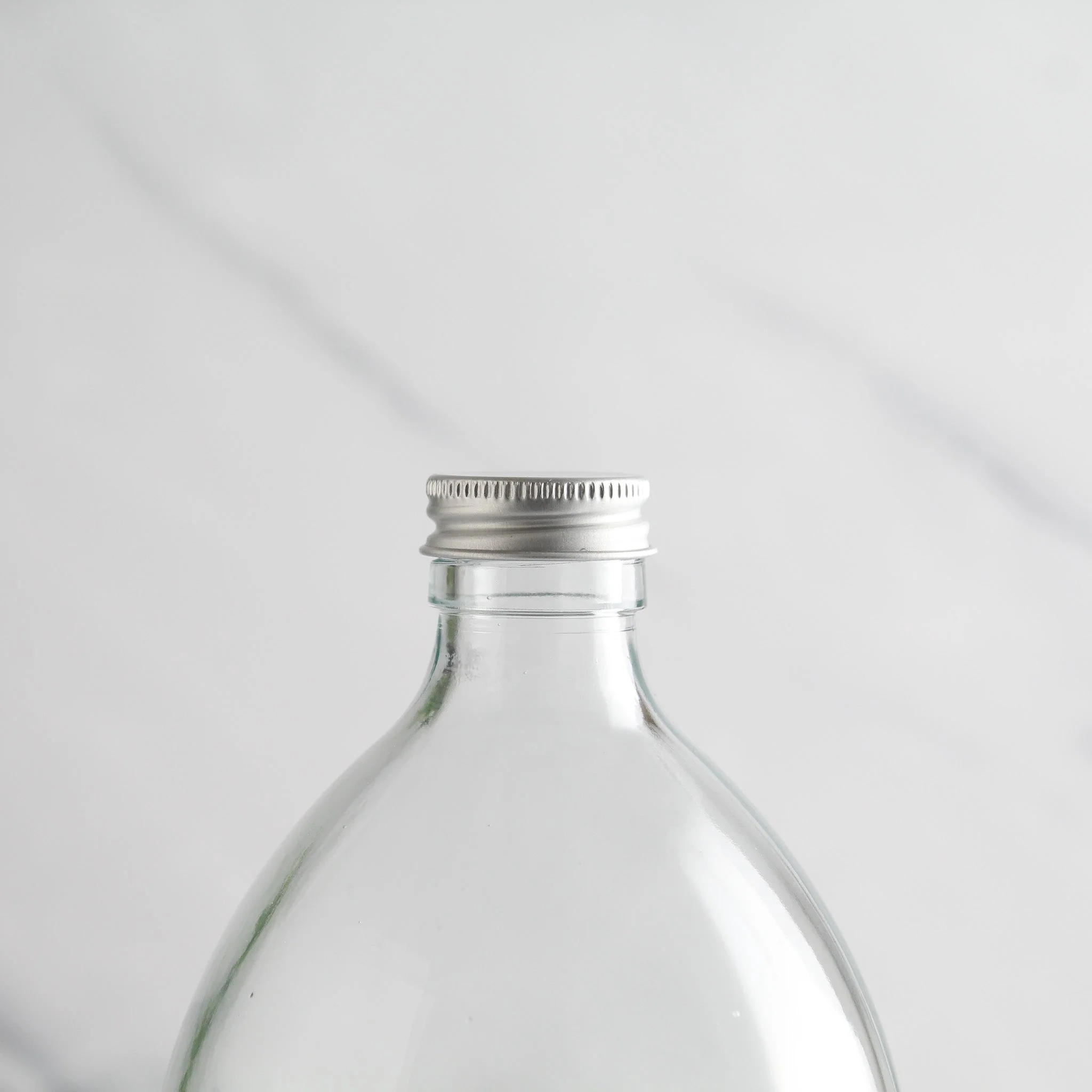 Clear Glass Bottle With Screw Cap - Image 6