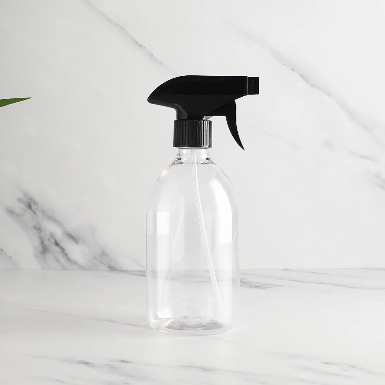 Clear Plastic Spray Bottle With Label - Image 2