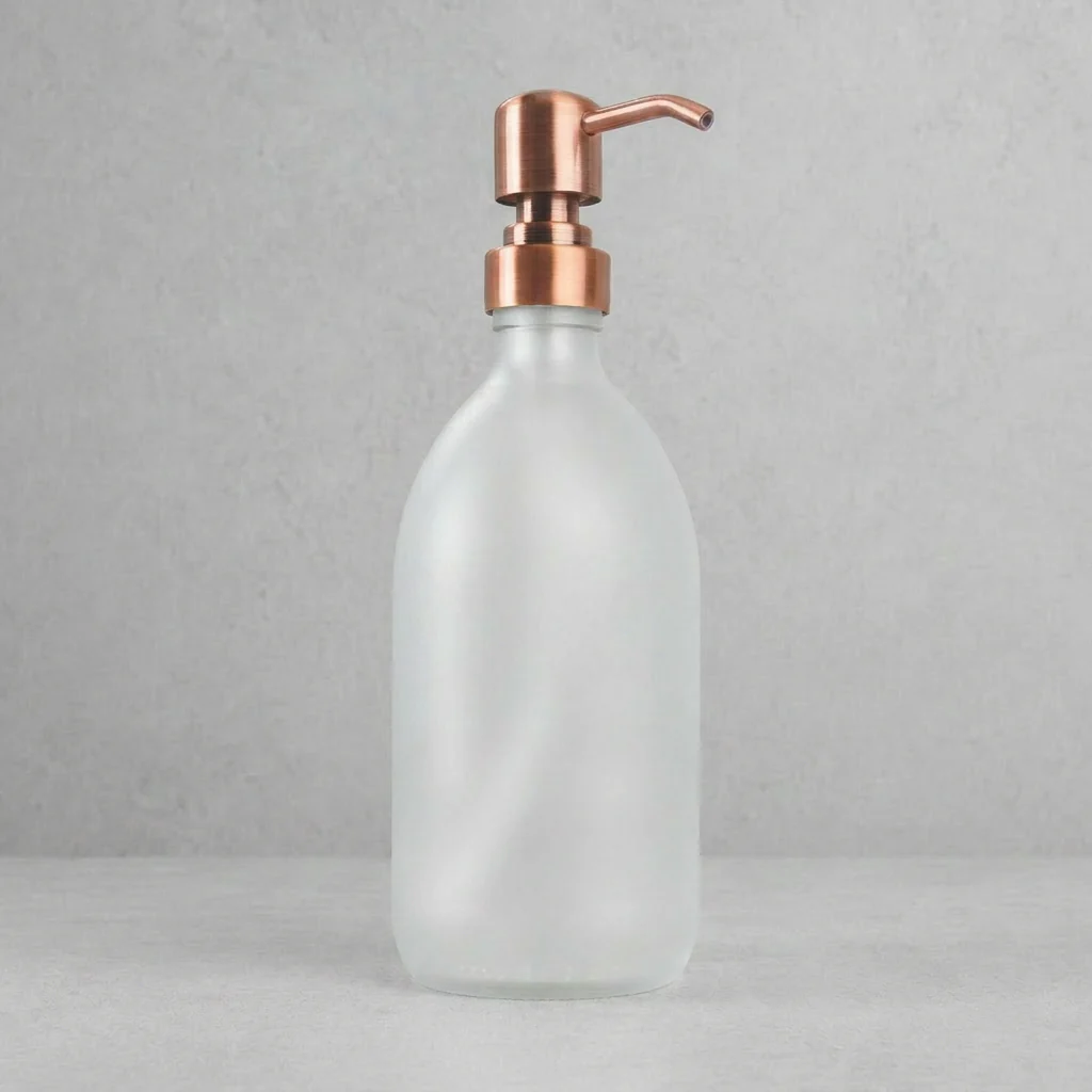 500ml Labelled Frosted White Glass Dispenser - Image 20