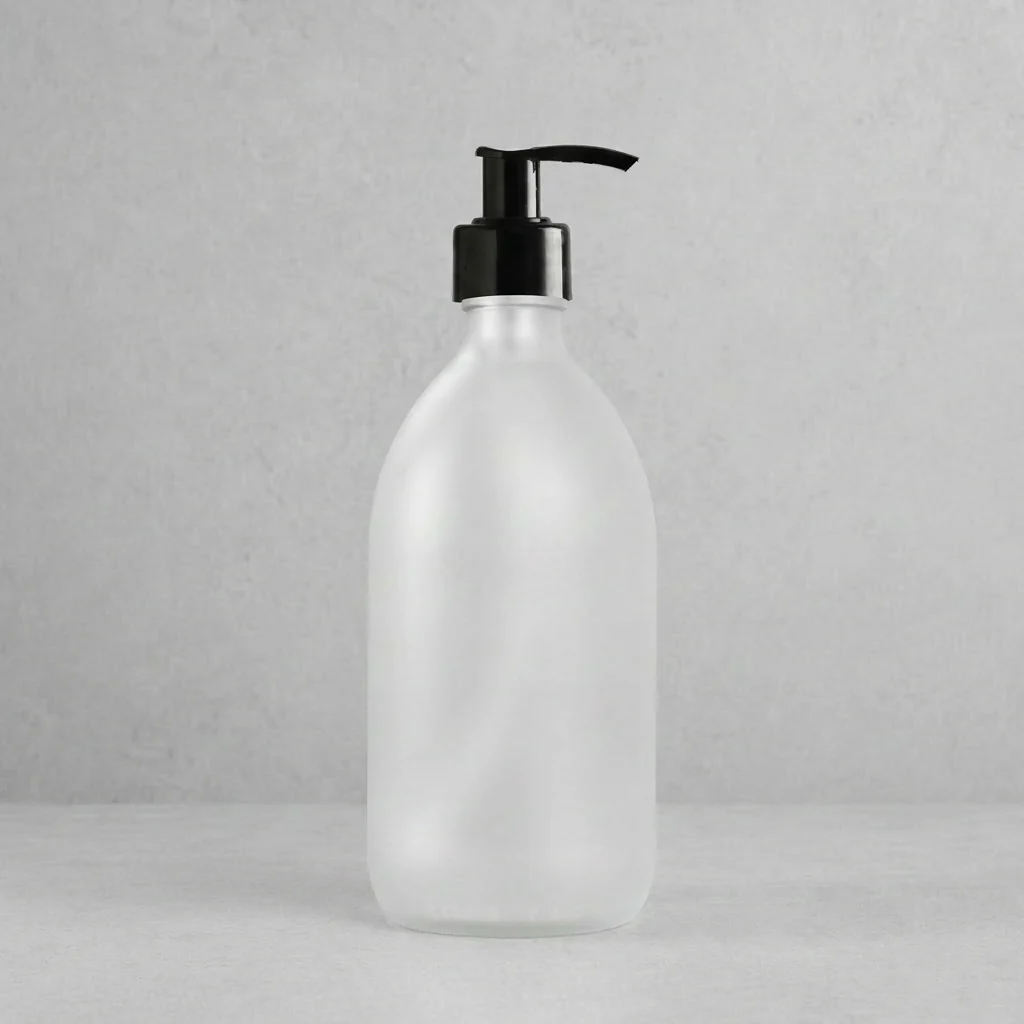 500ml Labelled Frosted White Glass Dispenser - Image 22