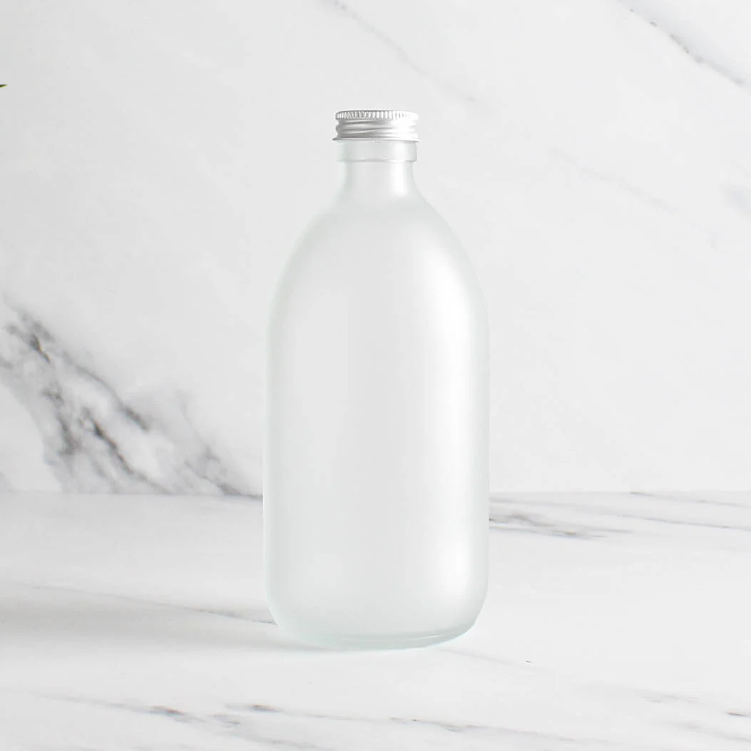500ml Labelled Frosted White Glass Dispenser - Image 23