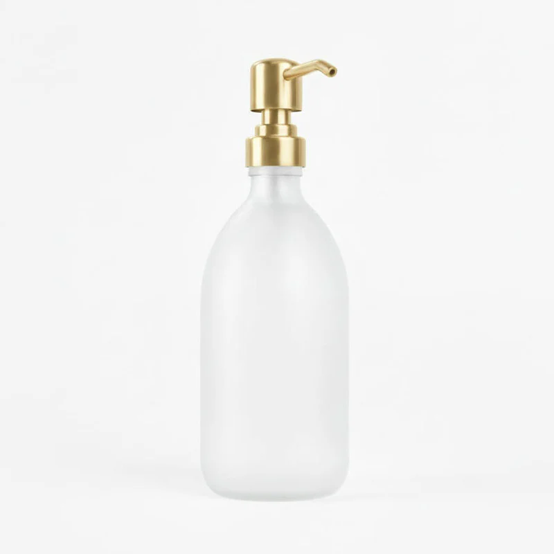 Frosted White Glass Dispenser Bottle - Wholesale - Image 5