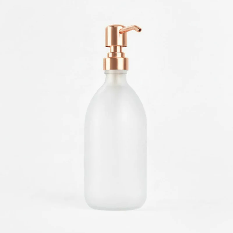 Frosted White Glass Dispenser Bottle - Wholesale - Image 7