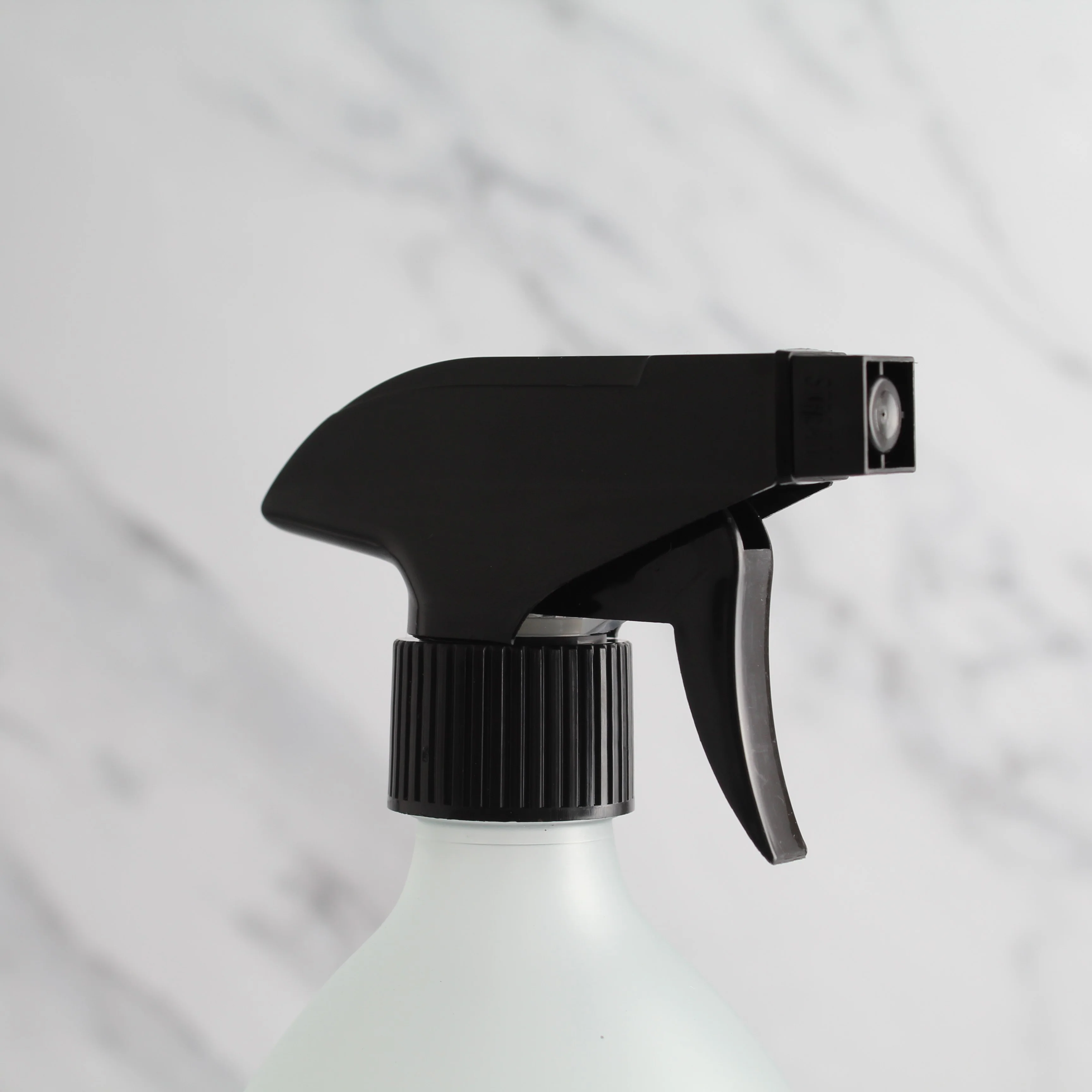 Frosted White Glass Spray Bottle With Label - Image 4