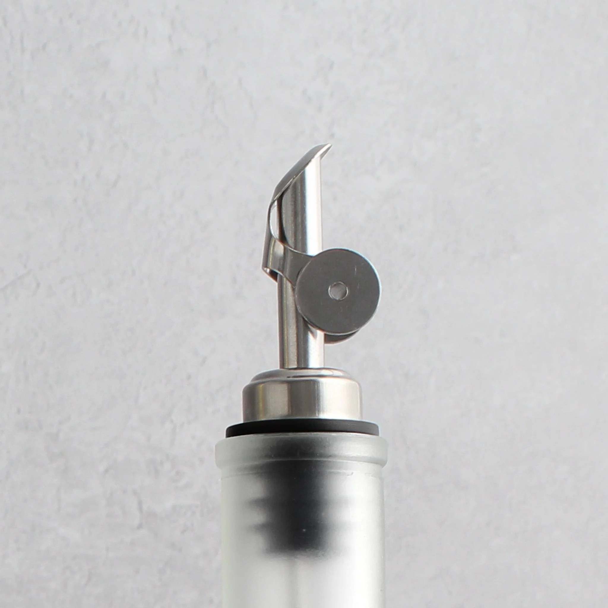 Frosted White Tall Neck Oil Bottle - Image 4