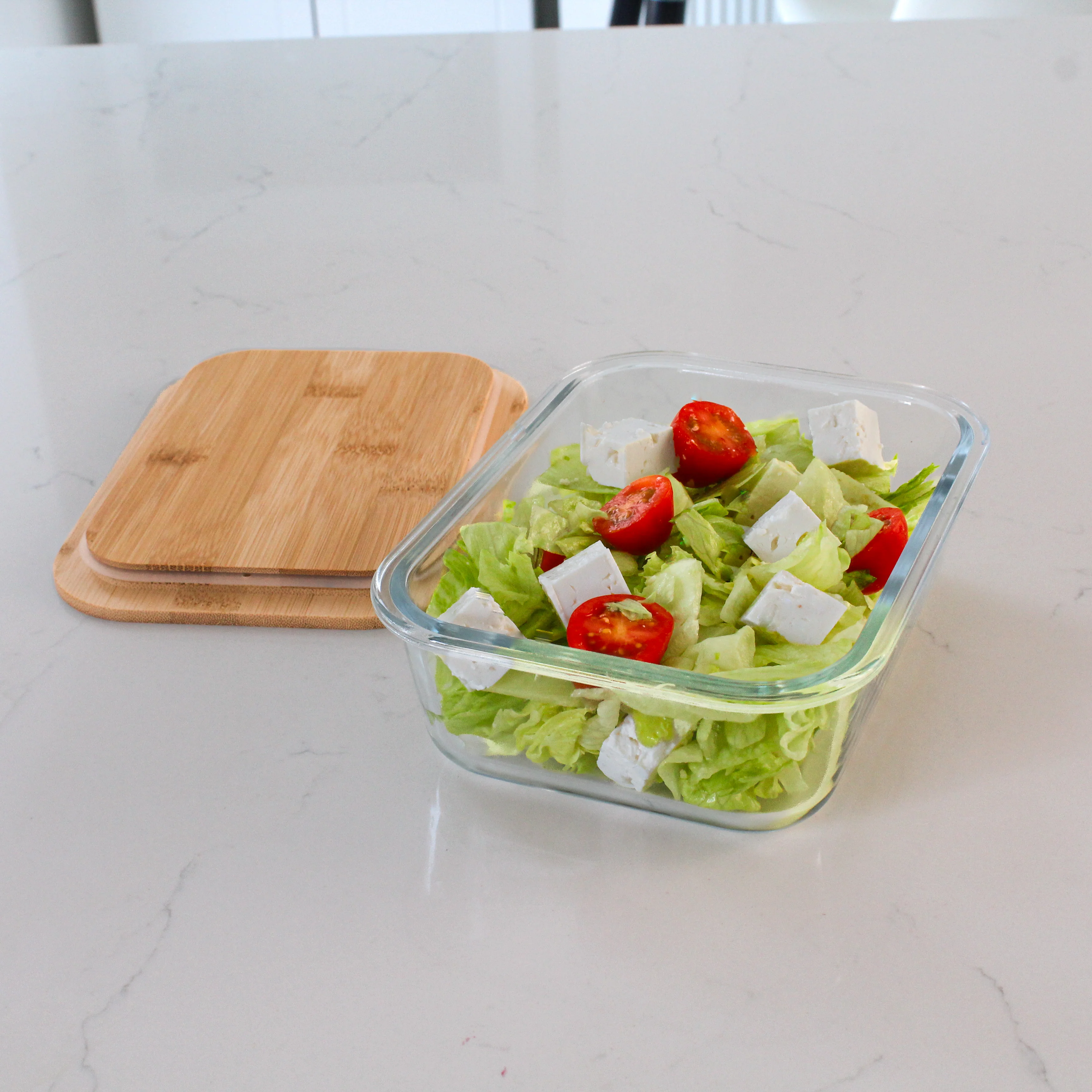 Glass Food Container Set with Bamboo Lids - Image 12
