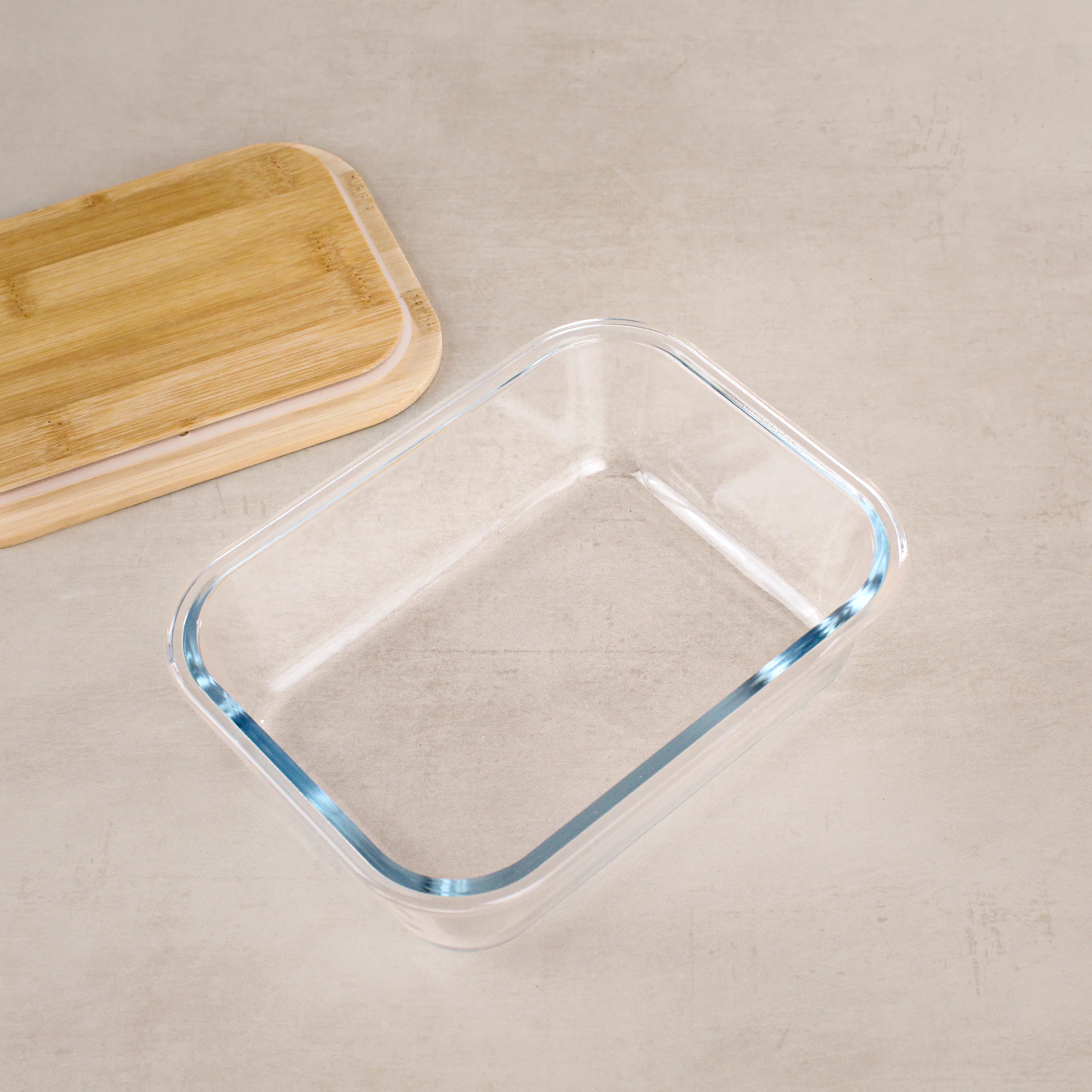 Glass Food Container Set with Bamboo Lids - Image 7