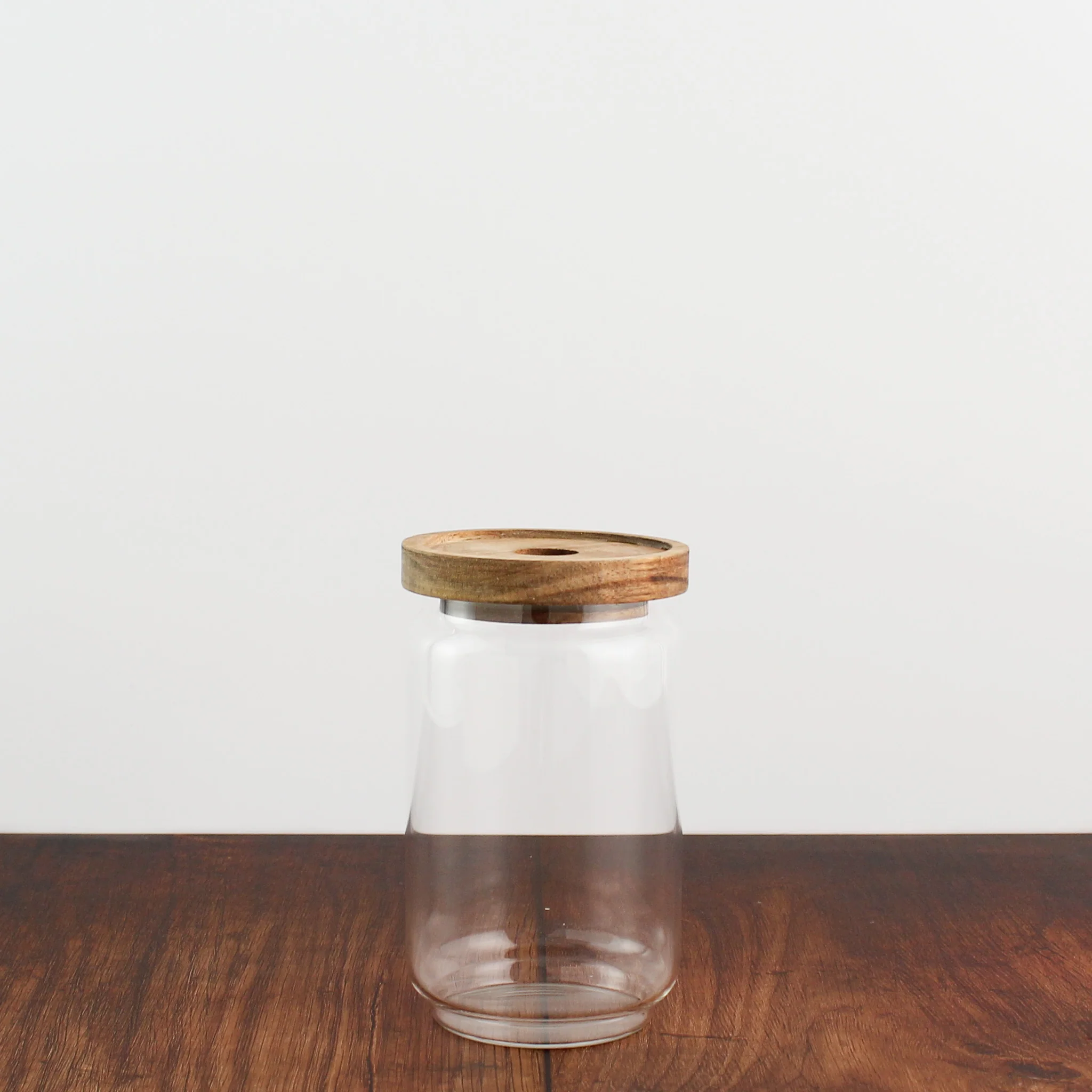 Glass Storage Jar With Acacia Lid - Image 11