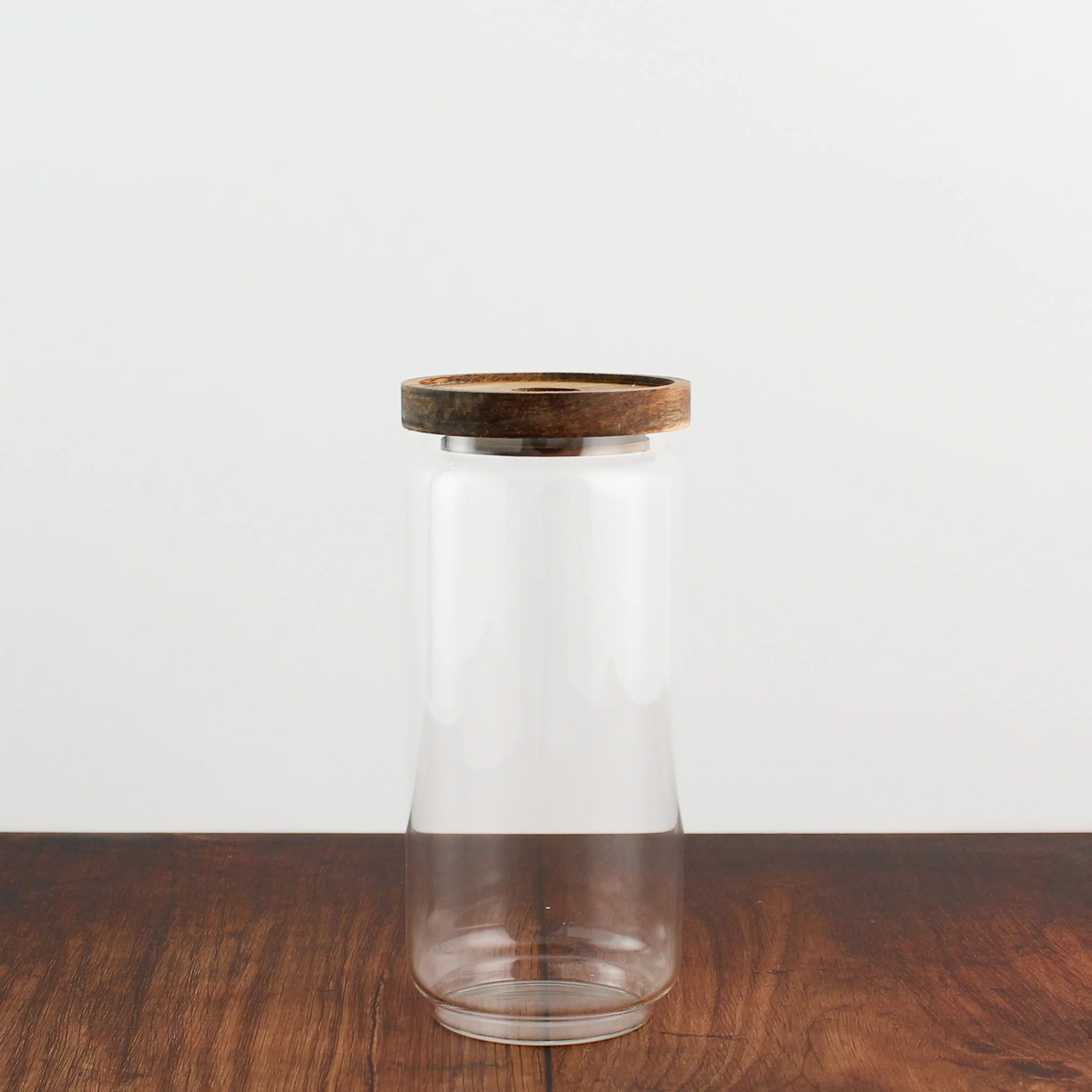 Glass Storage Jar With Acacia Lid - Image 12