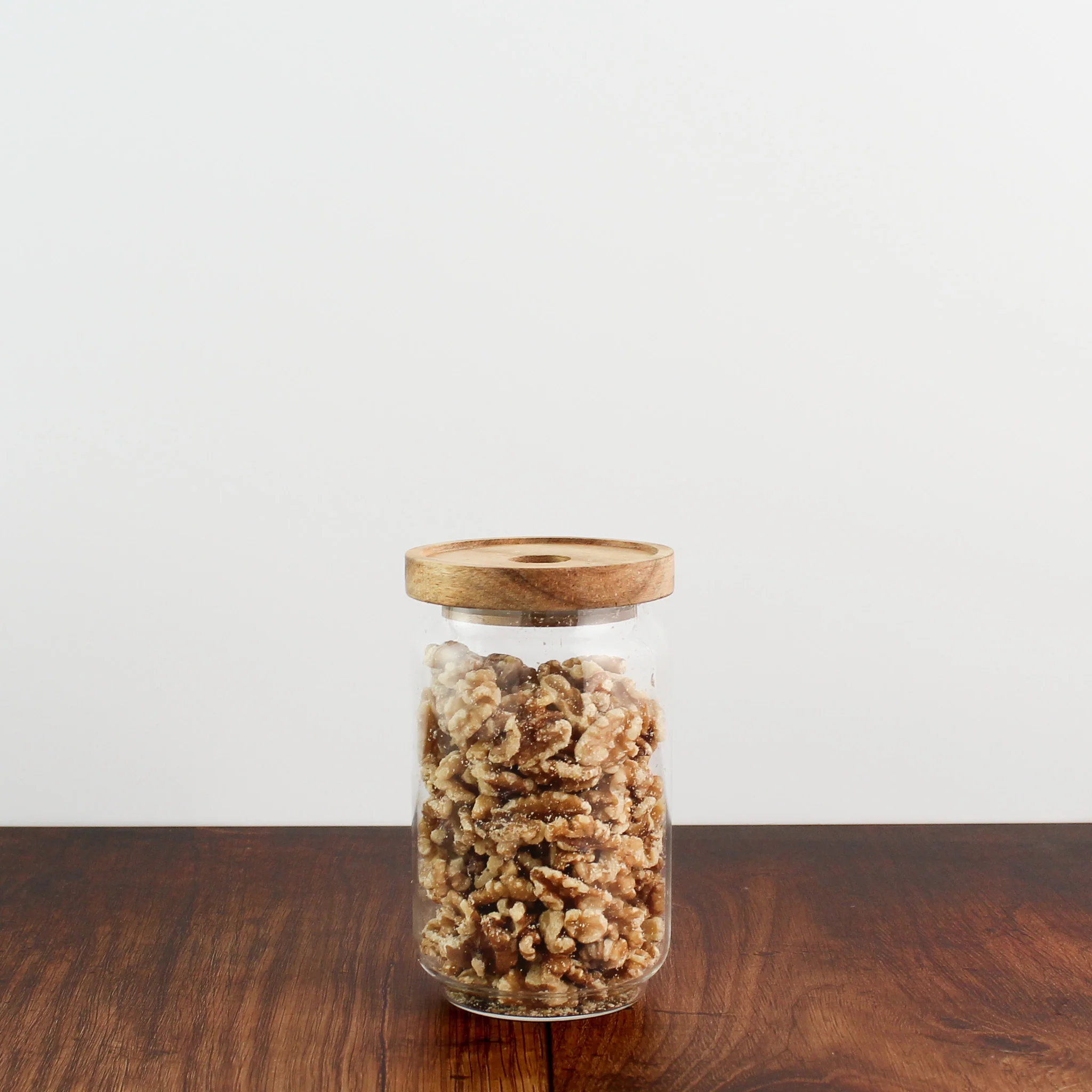 Glass Storage Jar With Acacia Lid - Image 5