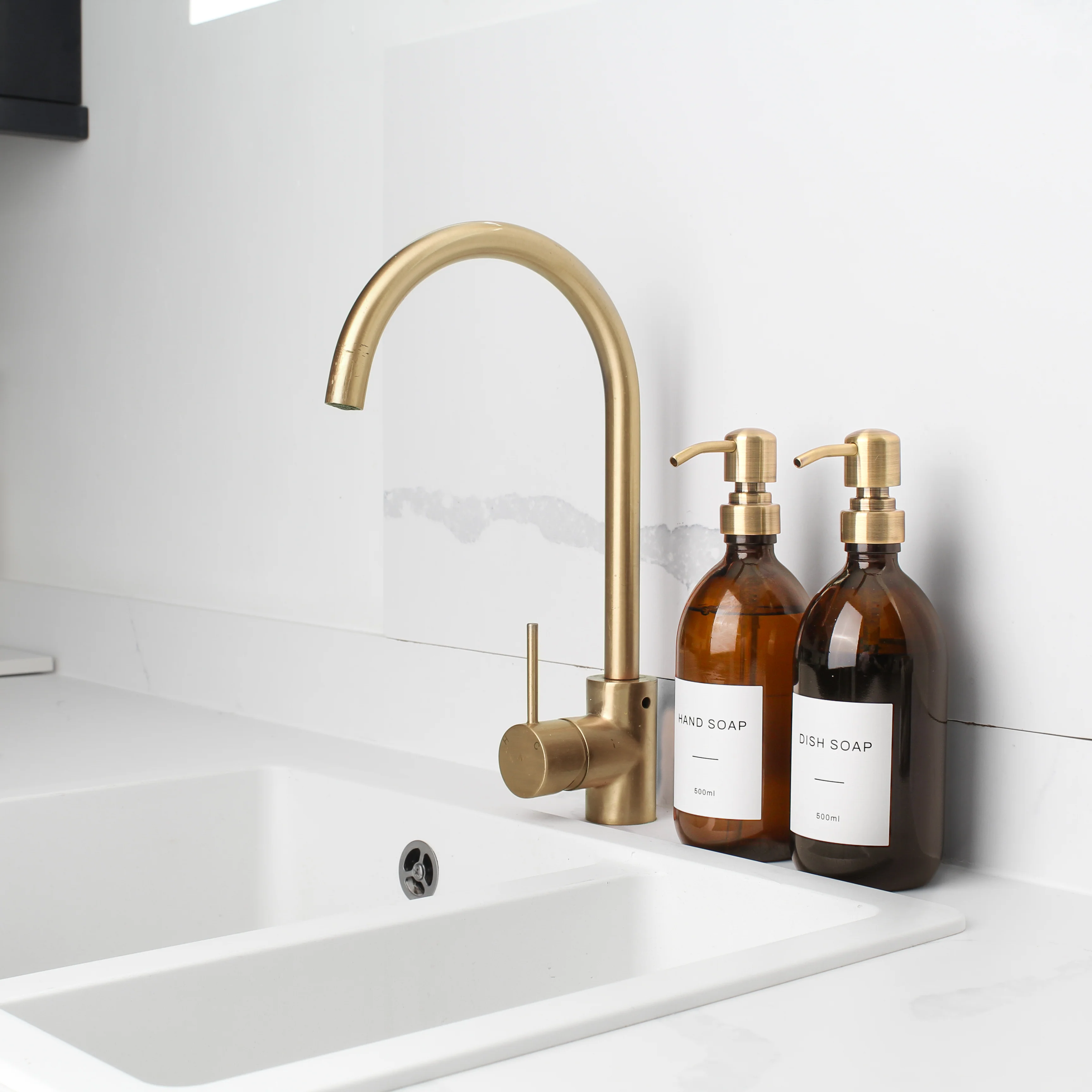 Hand Soap & Dish Soap Amber Glass Set - Image 15