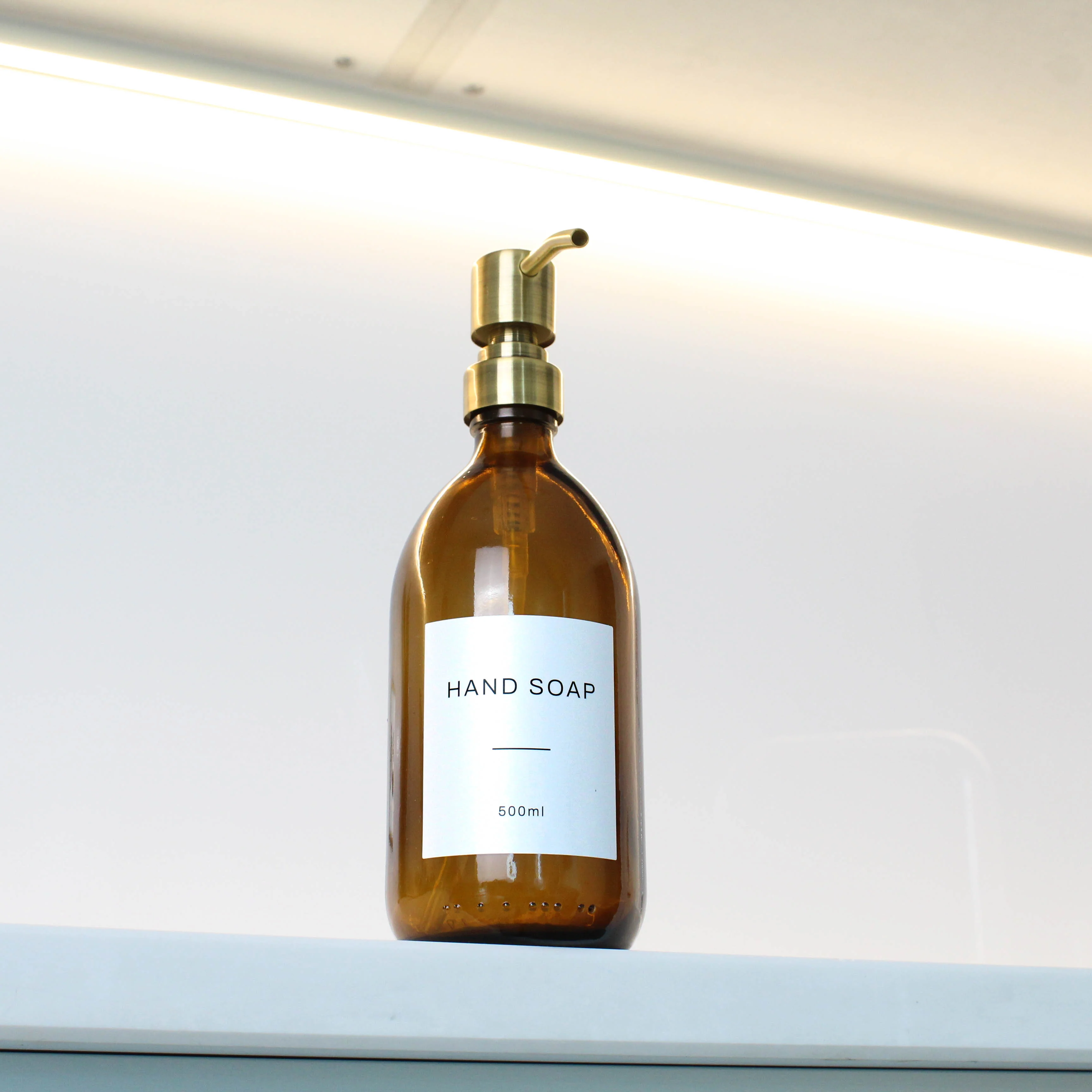 Hand Soap & Hand Cream Amber Glass Set - Image 11