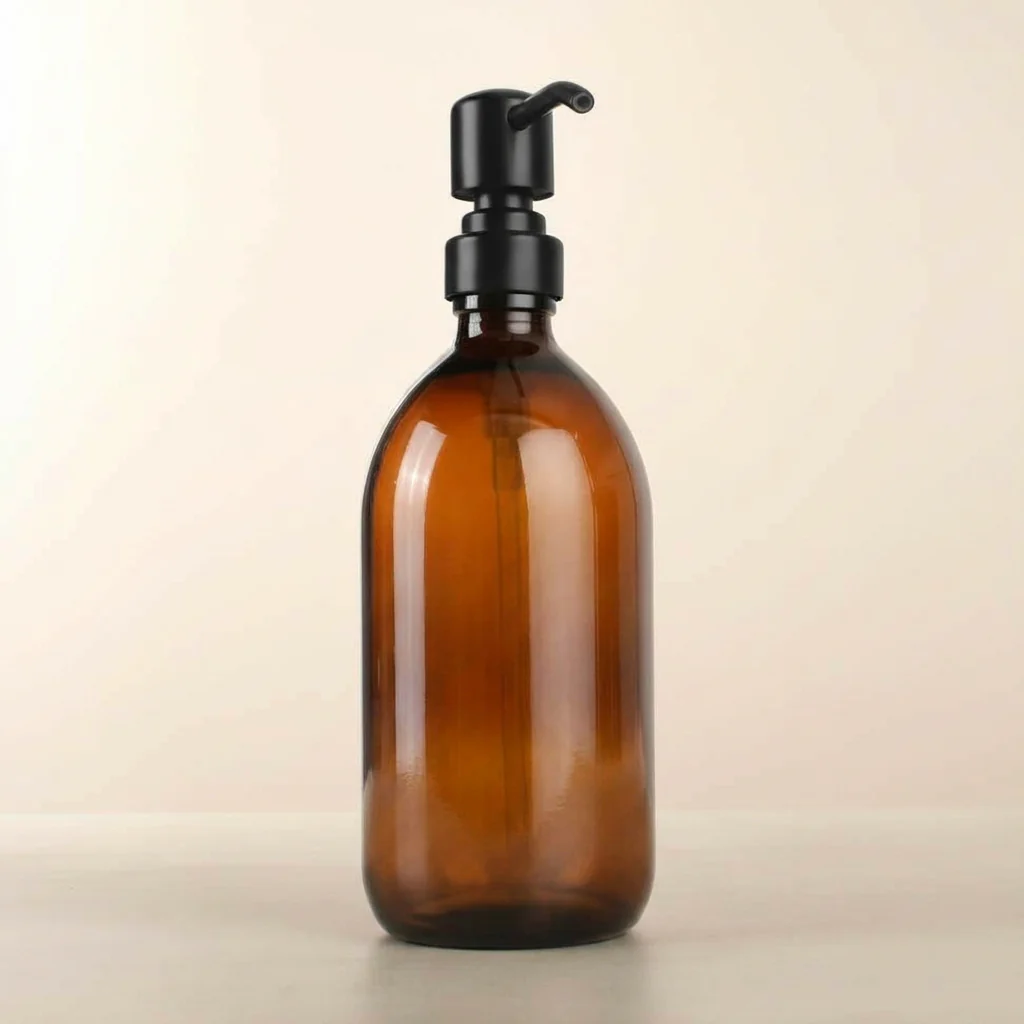 500ml Labelled Amber Glass Dispenser - Image 14