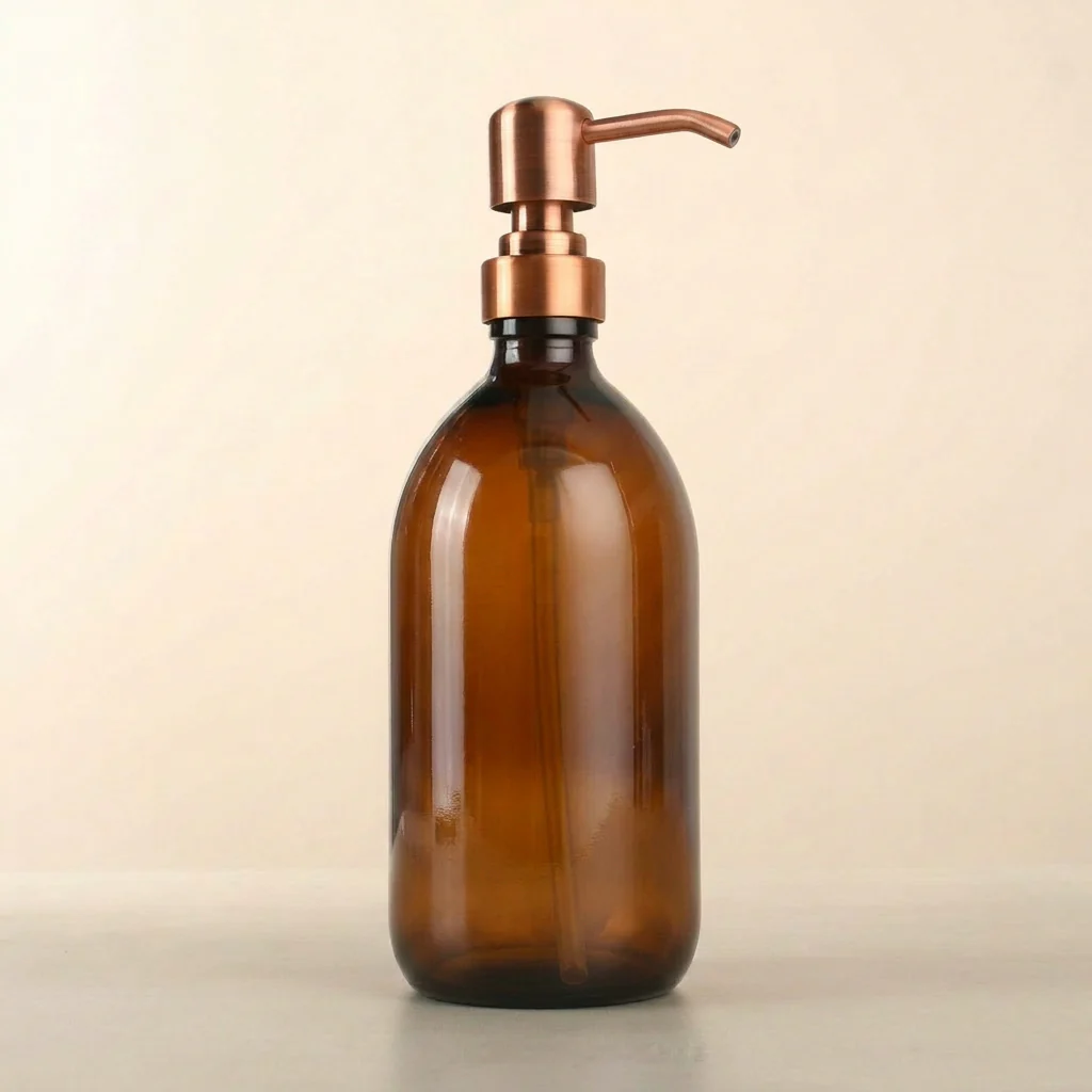 500ml Labelled Amber Glass Dispenser - Image 17