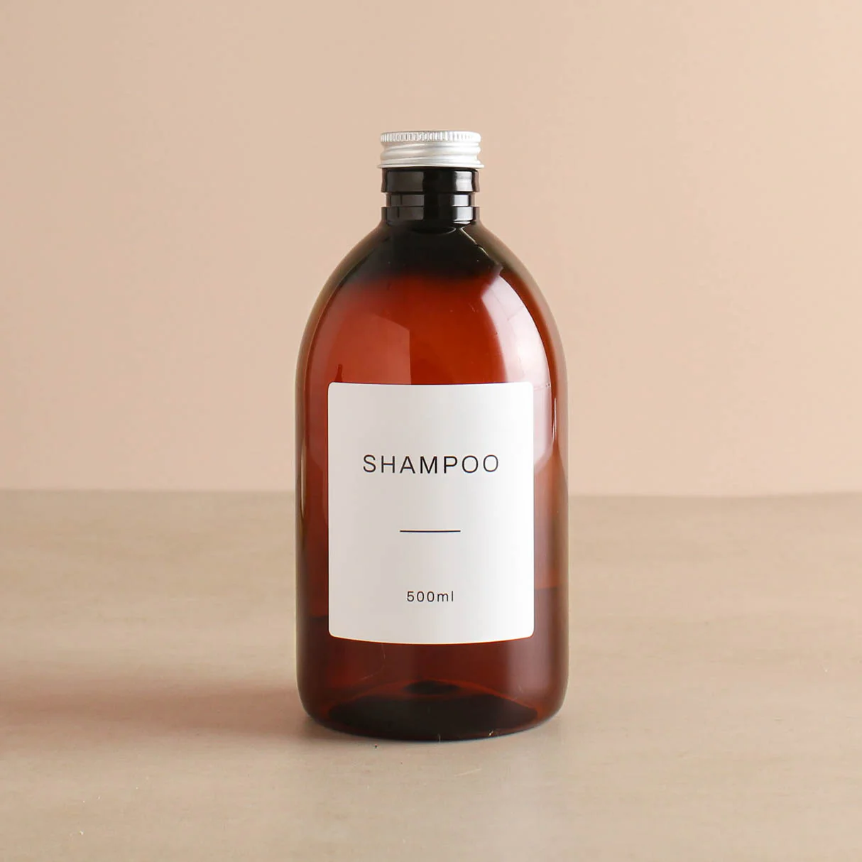 500ml Labelled Amber Plastic Dispenser - Image 12