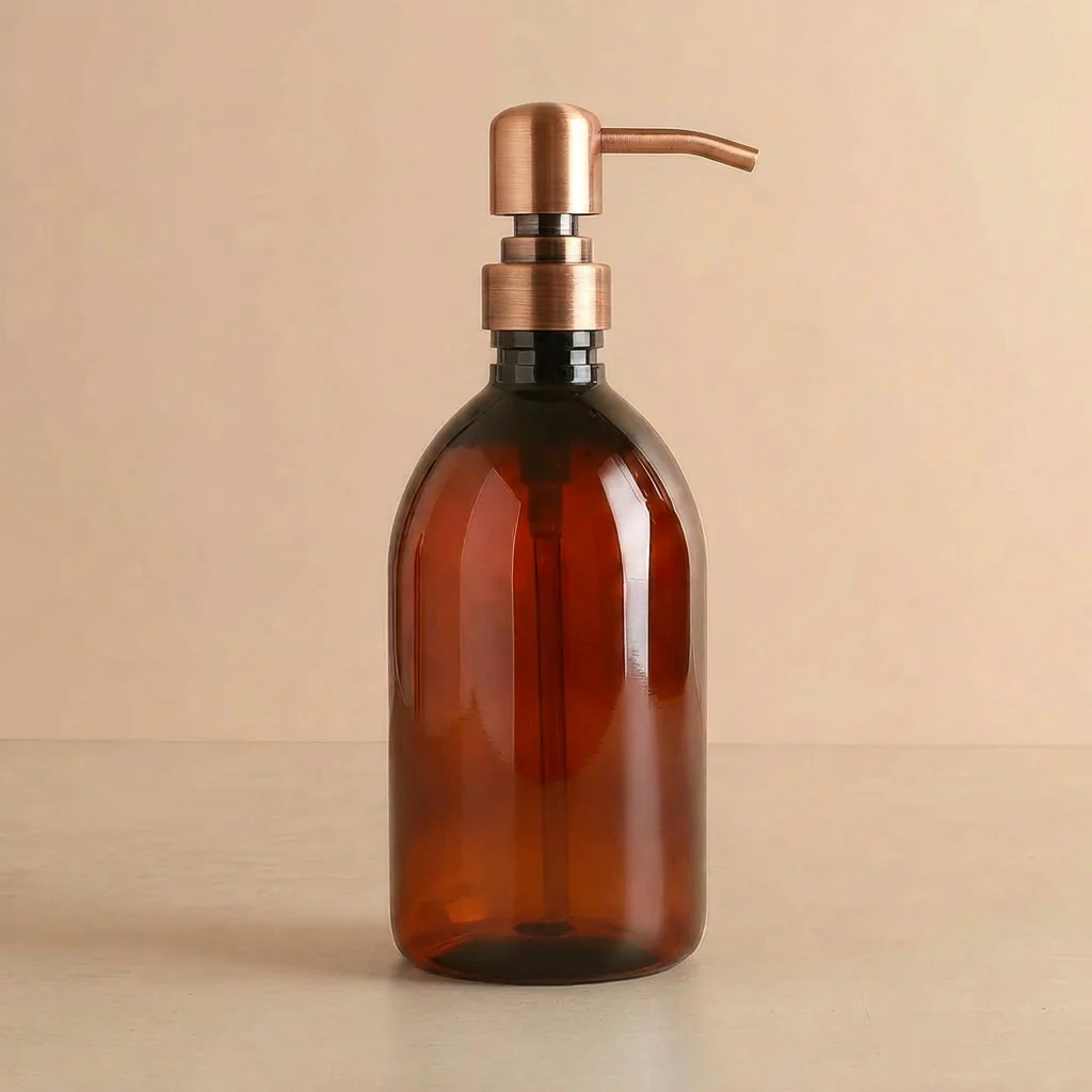 500ml Labelled Amber Plastic Dispenser - Image 16