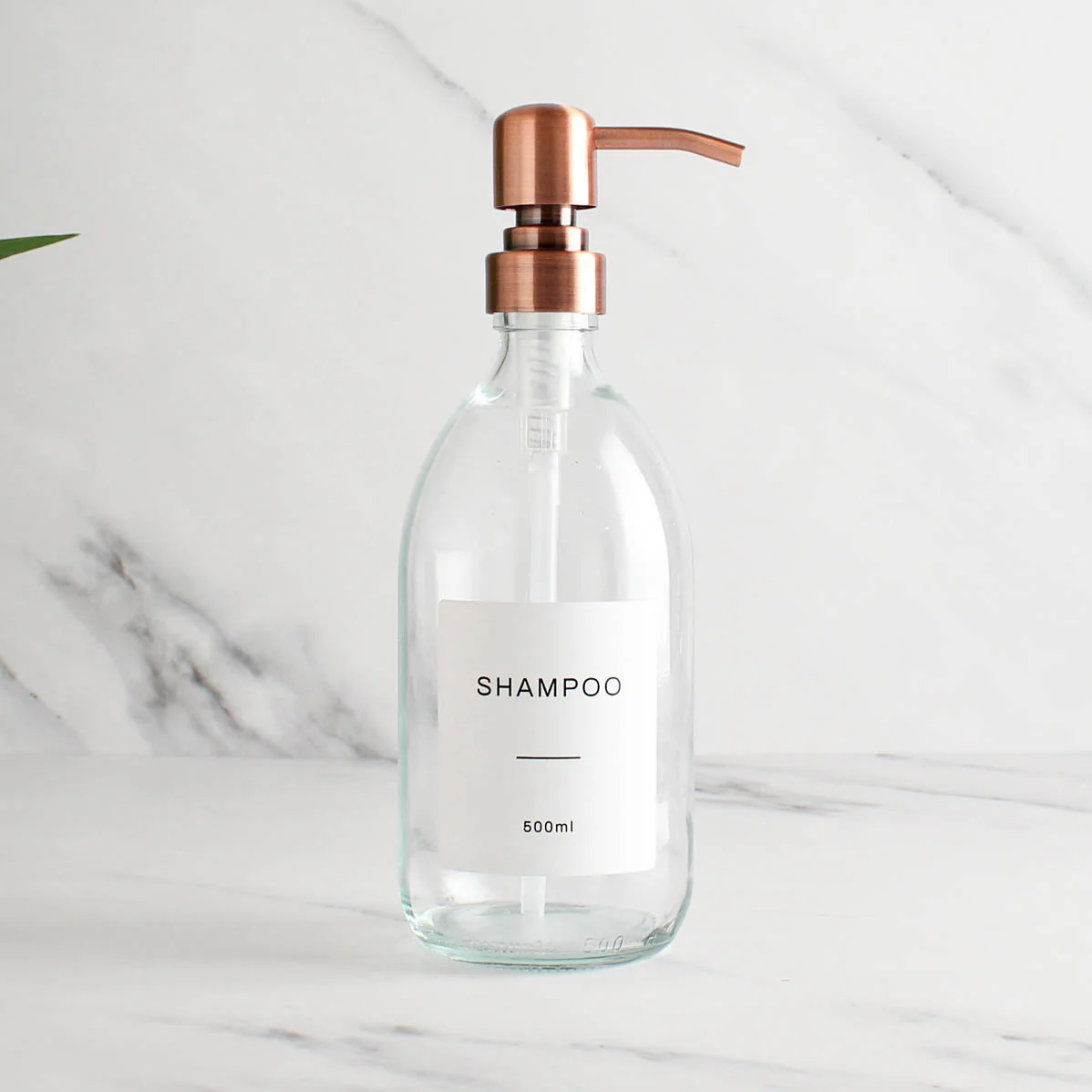 500ml Labelled Clear Glass Dispenser - Image 10