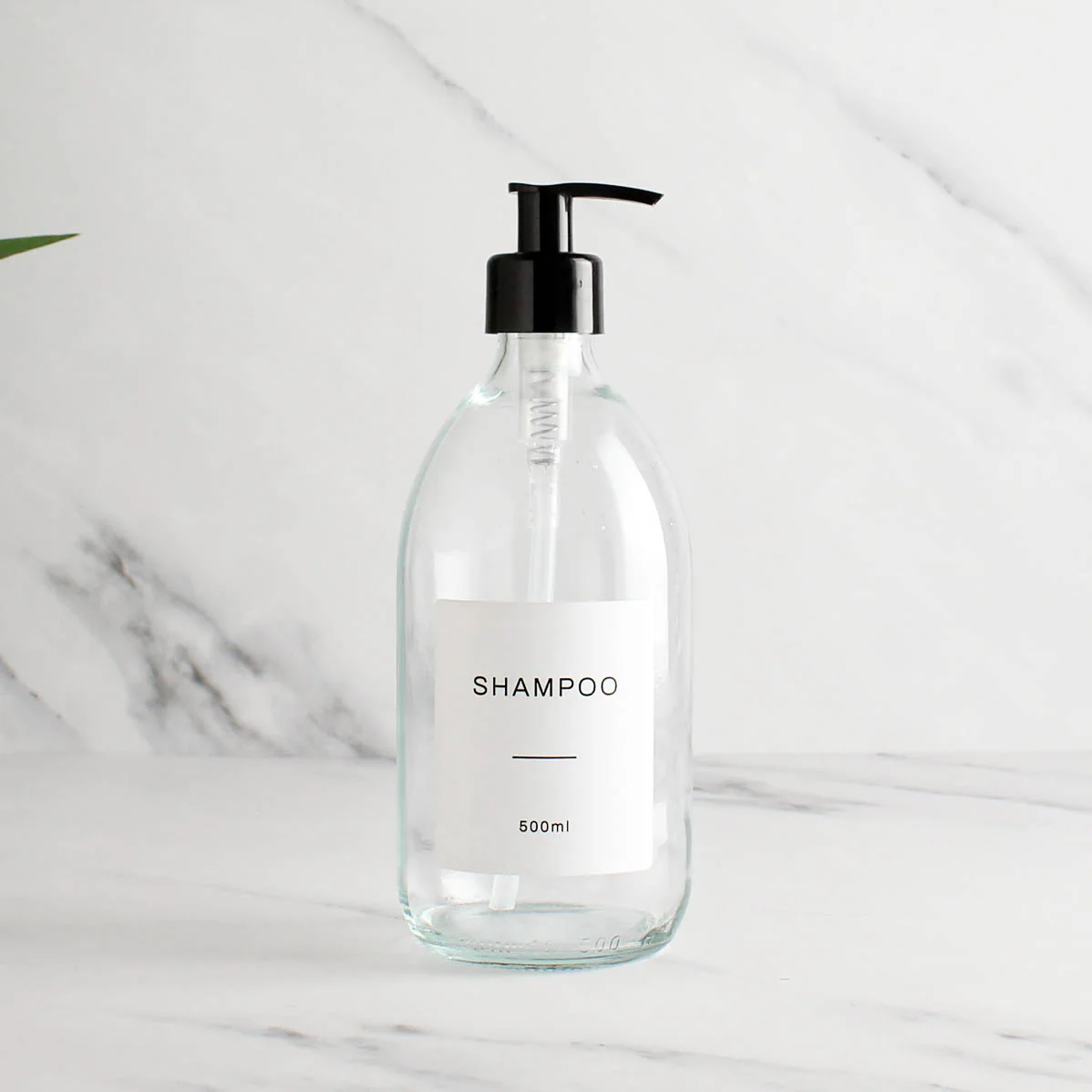 500ml Labelled Clear Glass Dispenser - Image 12