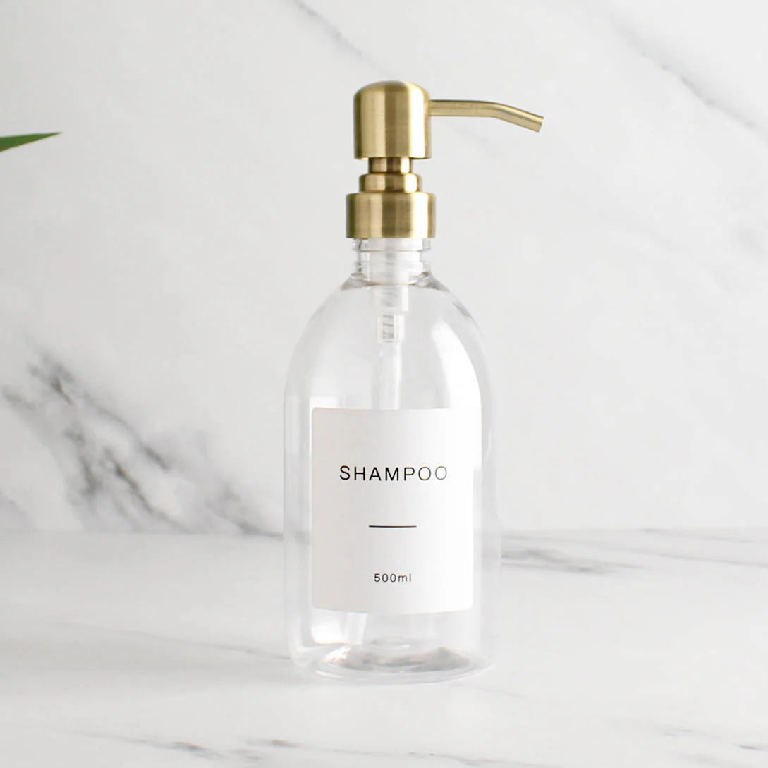 500ml Labelled Clear Plastic Dispenser - Image 7