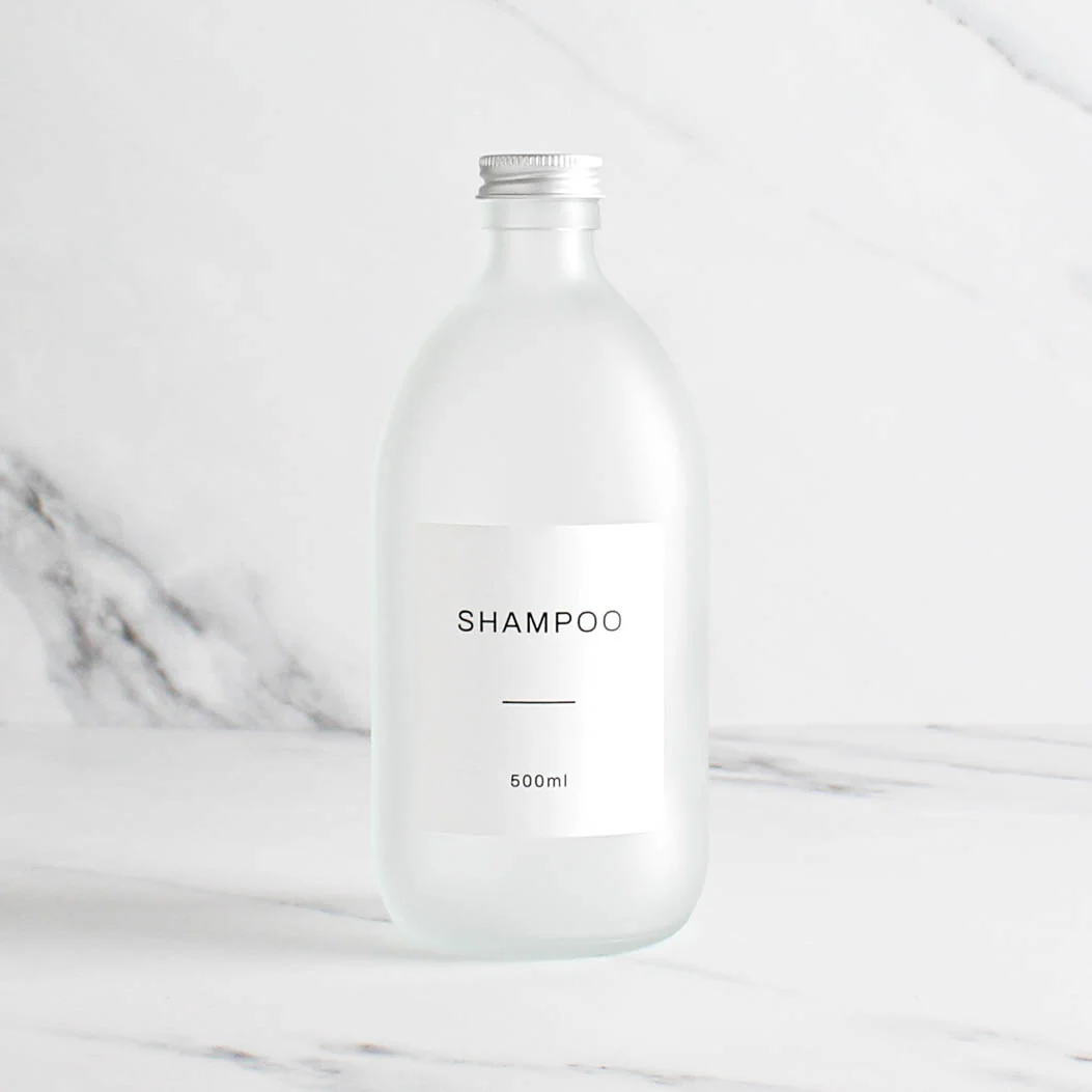 500ml Labelled Frosted White Glass Dispenser - Image 16